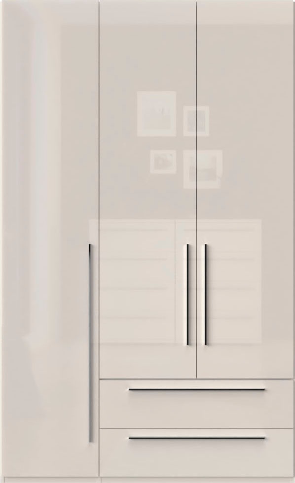 Places of Style Kleiderschrank »Piano, UV lackiert, hochglänzend in beige o günstig online kaufen
