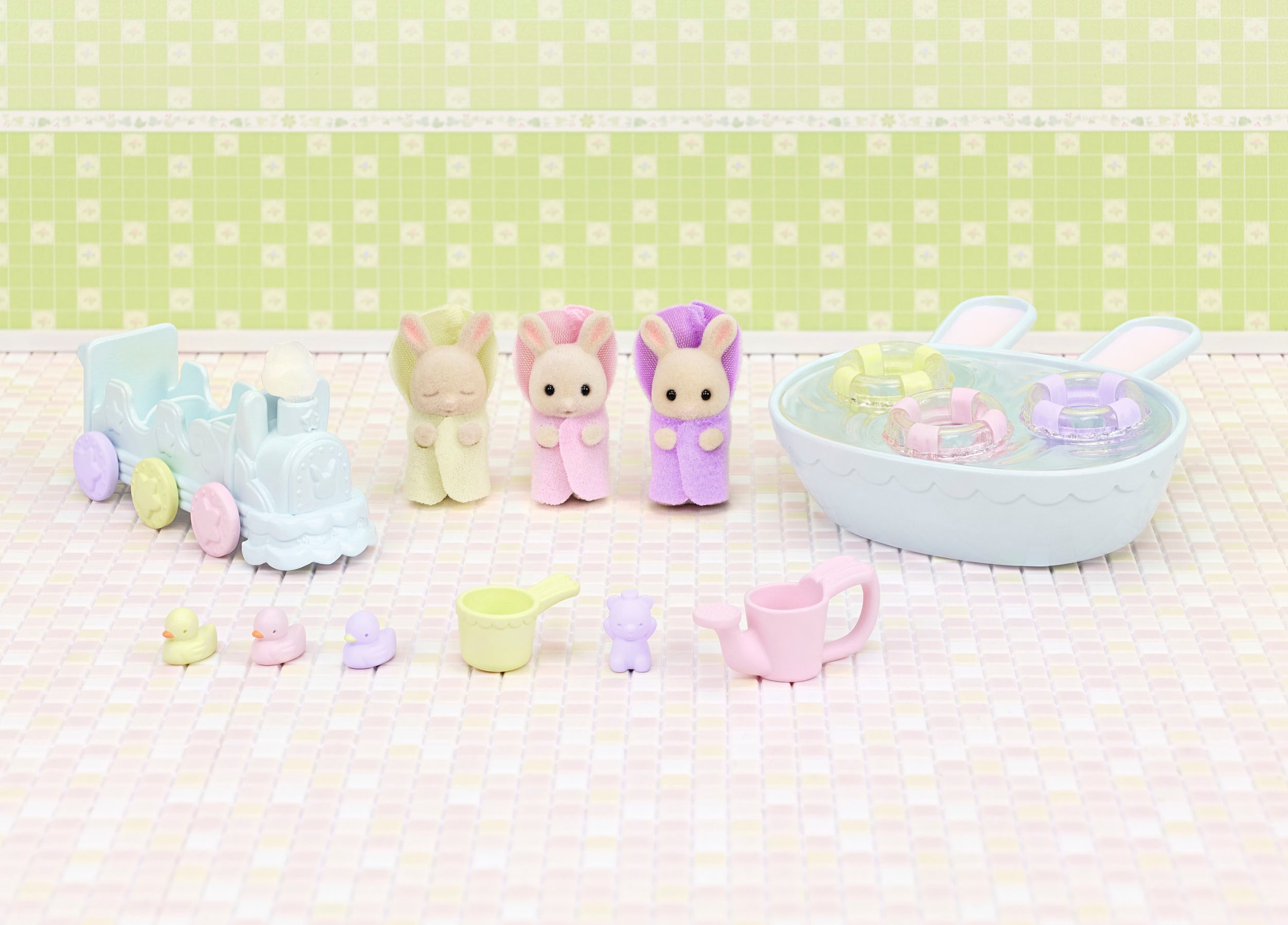 Sylvanian Families Spielwelt »Milchhasen Bade Spielset (5707)«