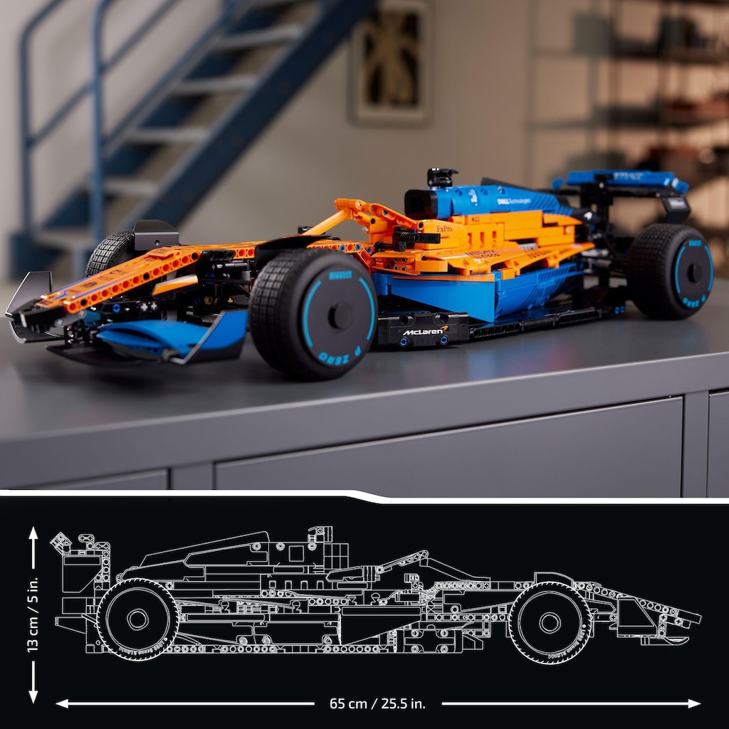 LEGO® Konstruktionsspielsteine »McLaren Formel 1™ Rennwagen (42141), LEGO® Technic«, (1432 St.)