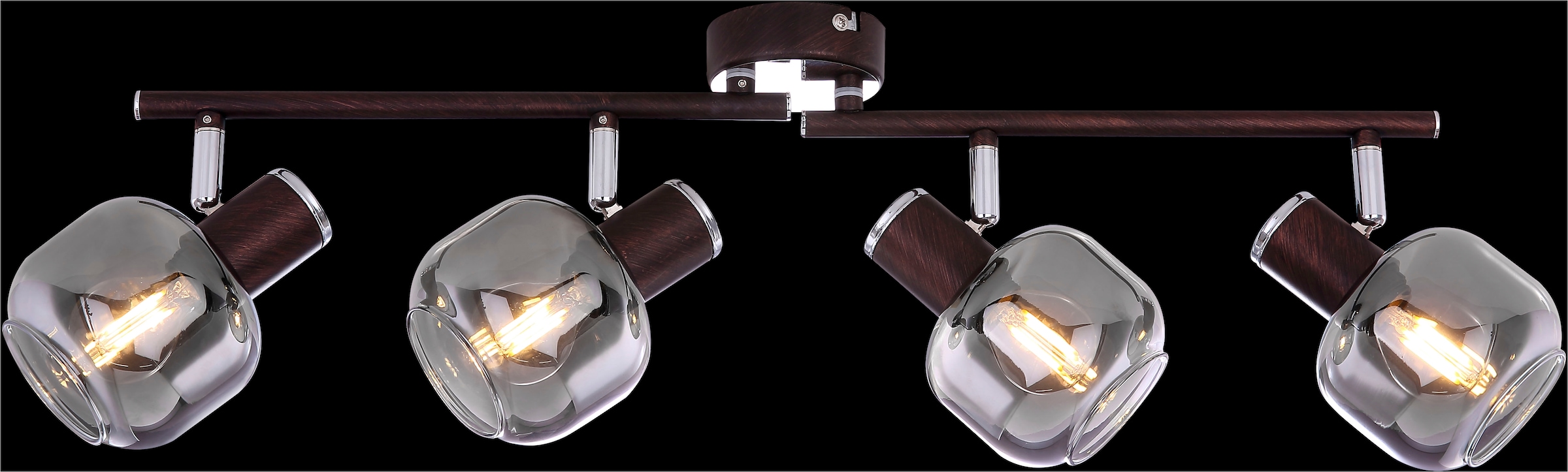 GLOBO LIGHTING Deckenstrahler »PALLO« E14 1 Stk. Spot Deckenspot Flur Schlafzimmer Wohnzimmer
