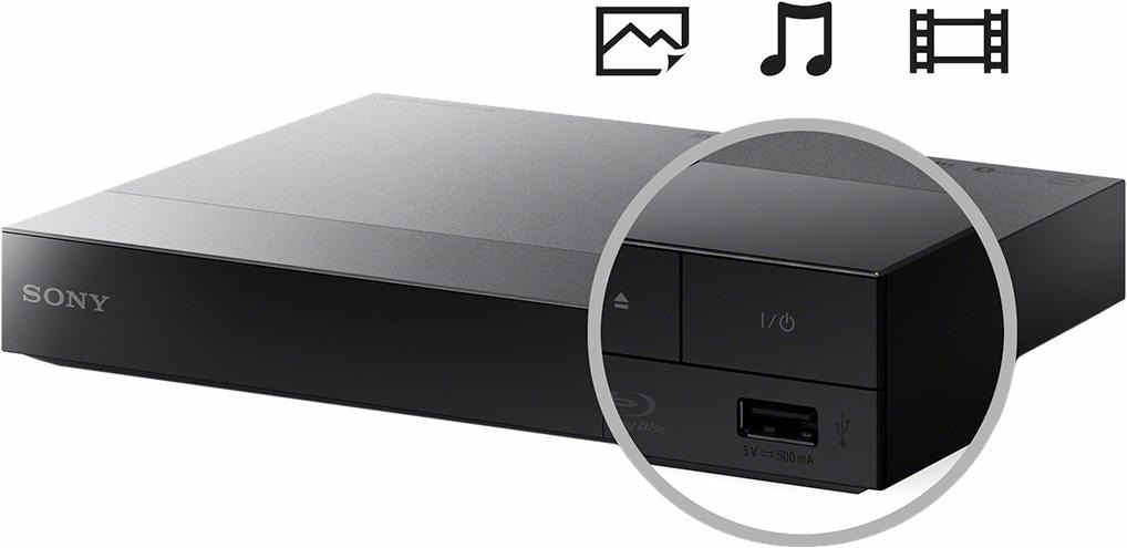 Sony Blu-ray-Player »BDP-S6700«, 4k Ultra 3D-fähig-4K Upscaling, HD Miracast Full (Wi-Fi Rechnung kaufen auf HD, Alliance)-LAN (Ethernet)-WLAN