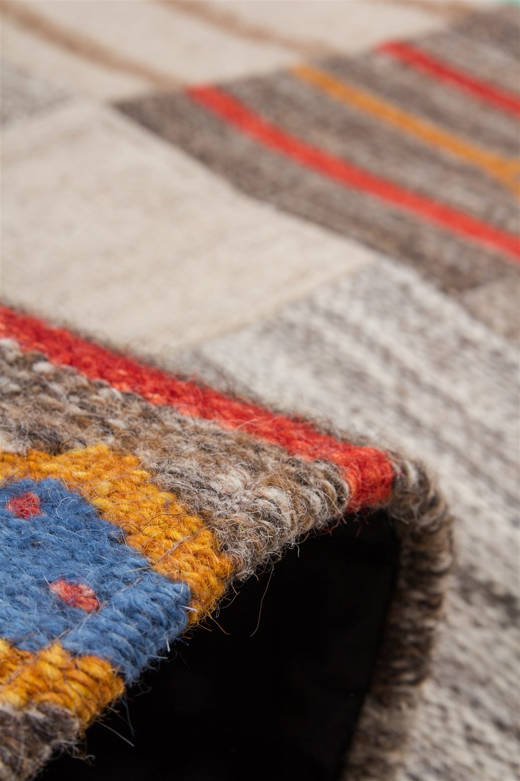 Kayoom Teppich »Radical 220« rechteckig 15 mm Höhe Handgewebter Jacquard-Kilim, hochwertige Materialmischung