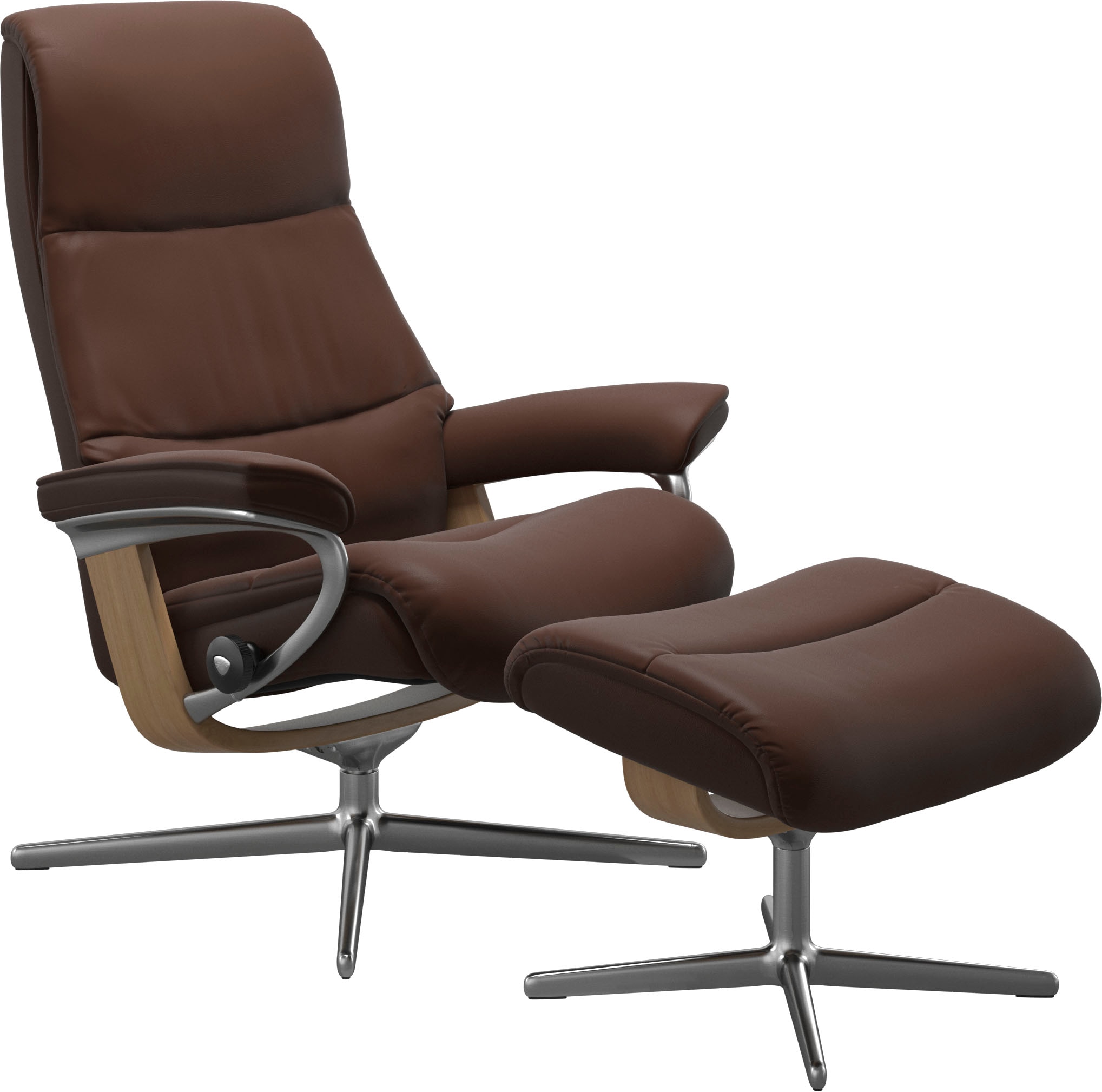 Stressless® Relaxsessel »View« mit Cross Base, Größe S, M & L, Holzakzent Eiche