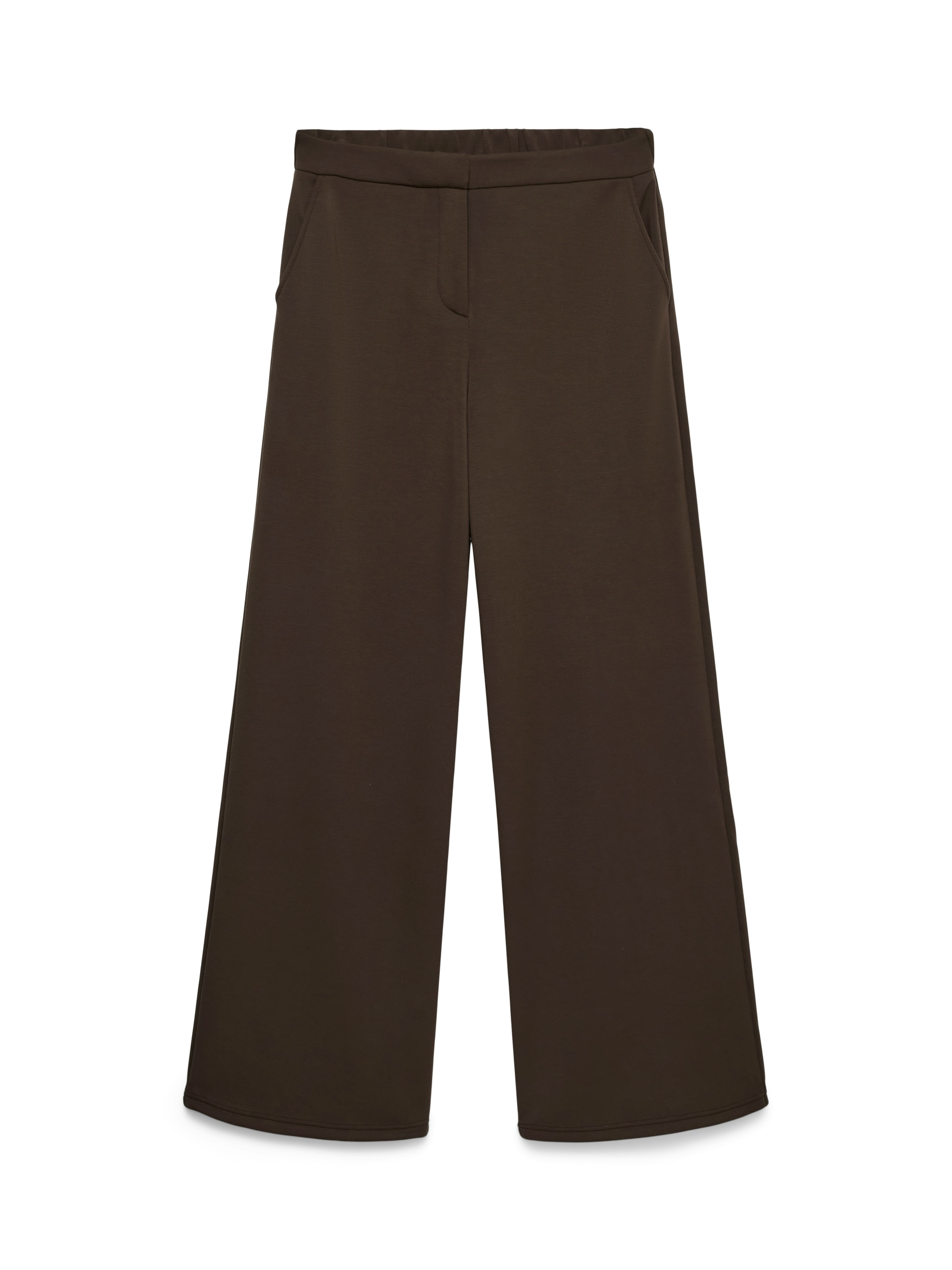 Vero Moda Anzughose »VMBELLIS MW WIDE PANT NOOS«  Materialmix, wide fit