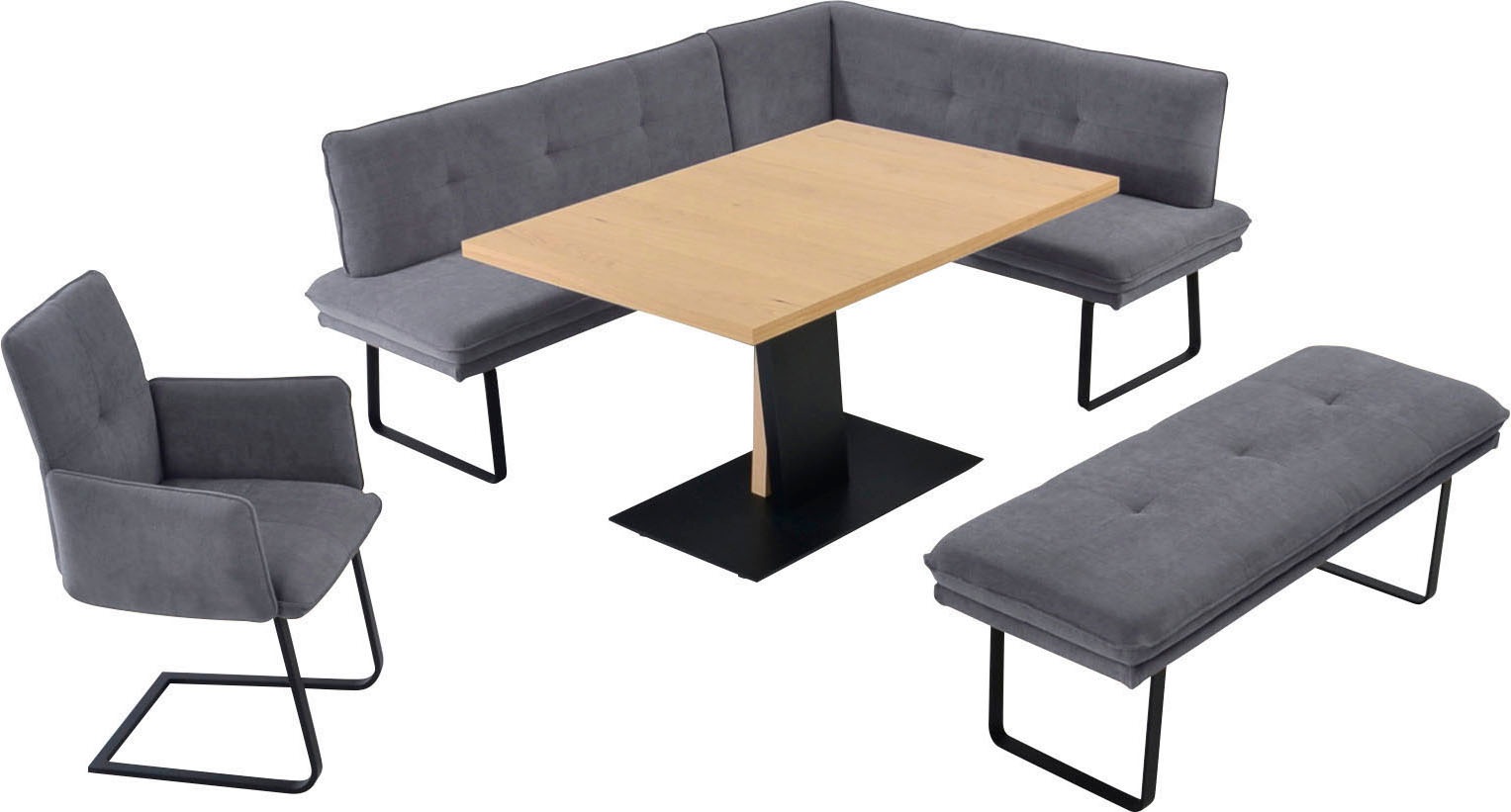 K+W Komfort & Wohnen Essgruppe »Giacomo III« 4 Stk. tlg. wahlweise links od günstig online kaufen