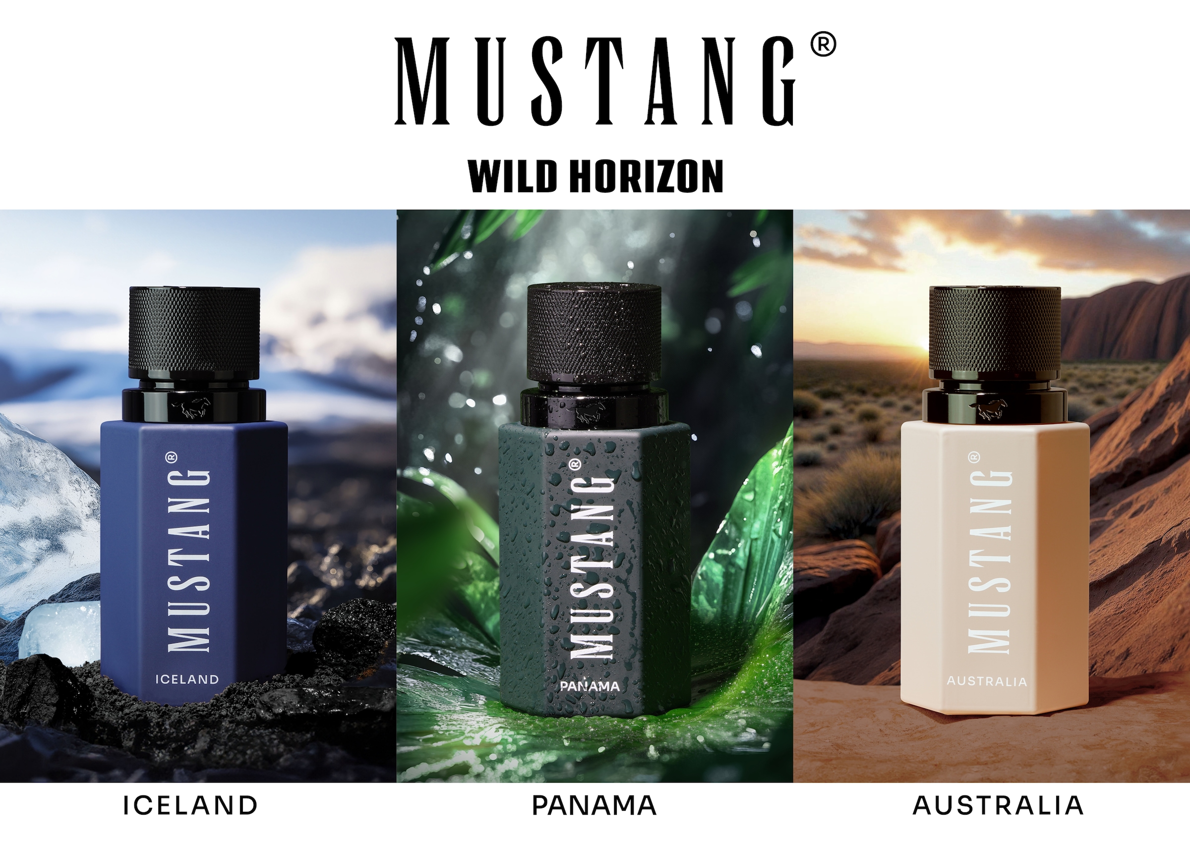 MUSTANG Eau de Parfum »WILD HORIZON ICELAND FOR HIM EDP« 50ml