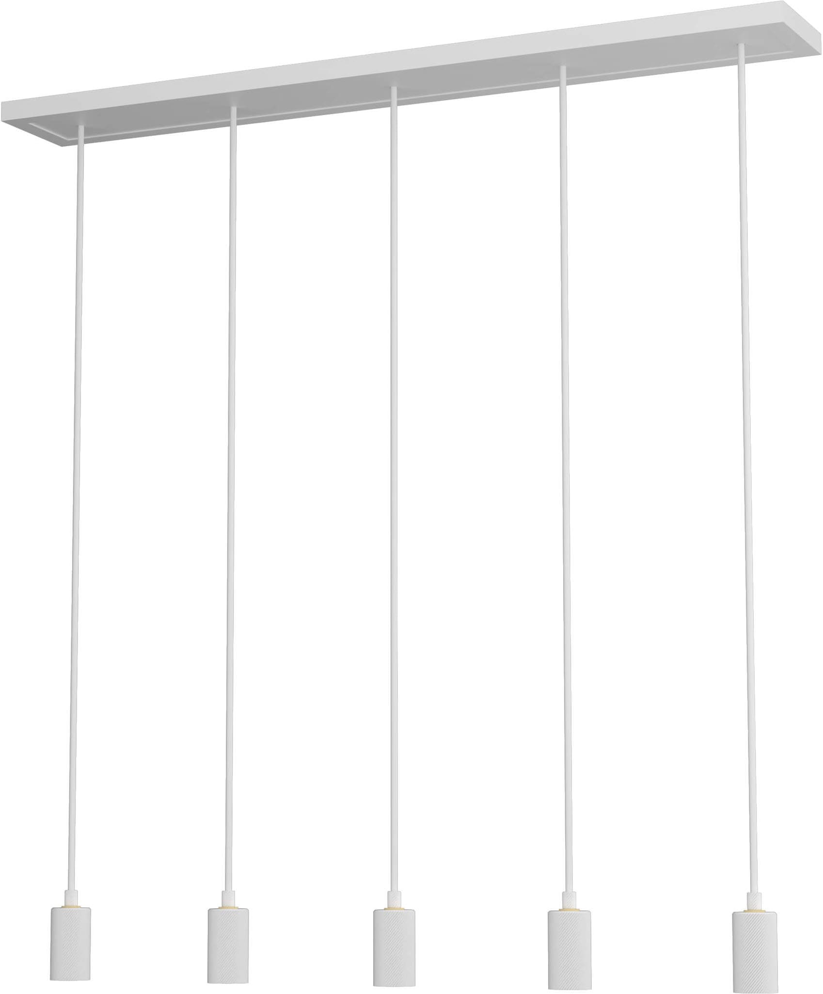 SEGULA Pendelleuchte »MADOX 5-Wave white« E27 1 Stk. günstig online kaufen