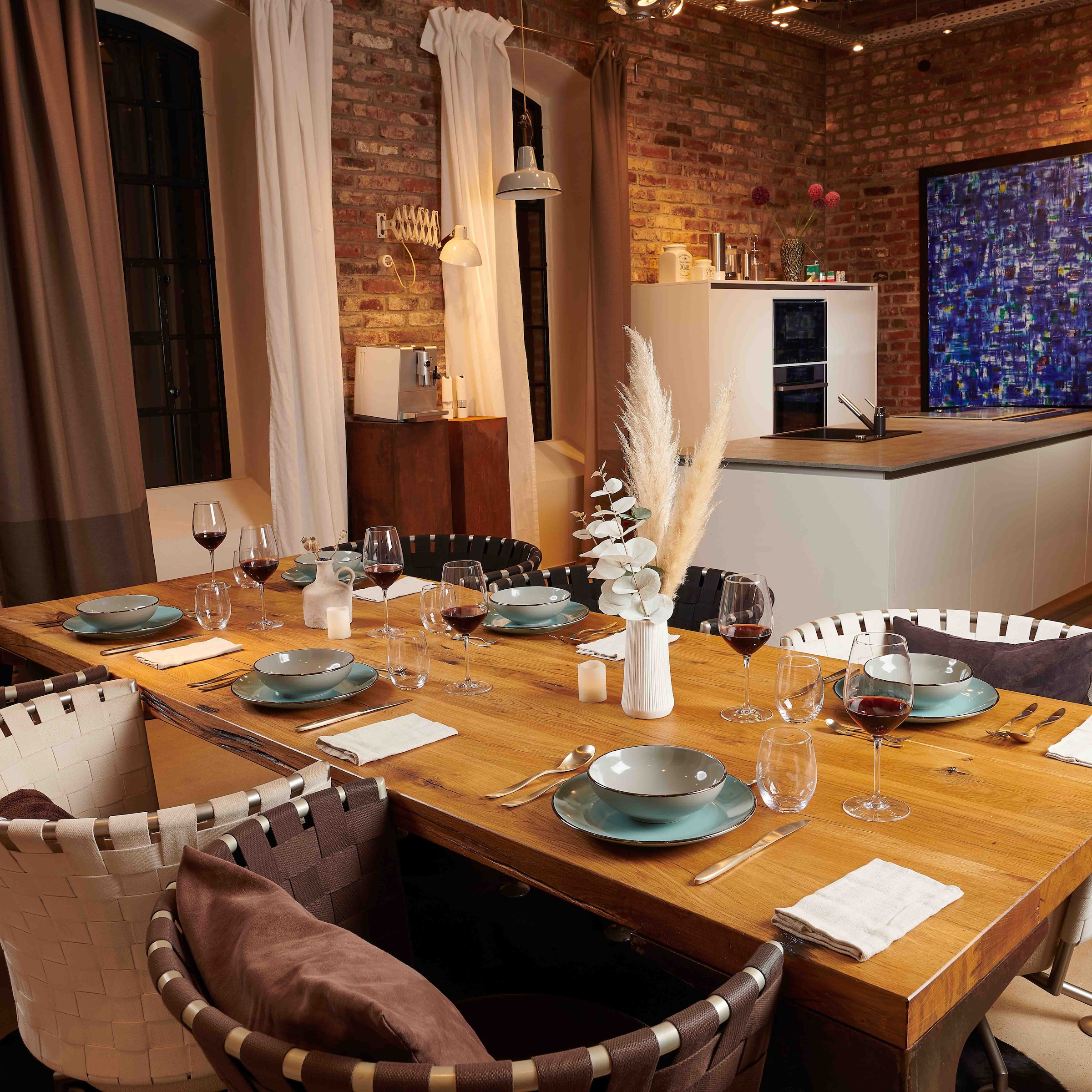 MÄSER Kombiservice »METALLIC RIM, Geschirr-Set, Steinzeug«