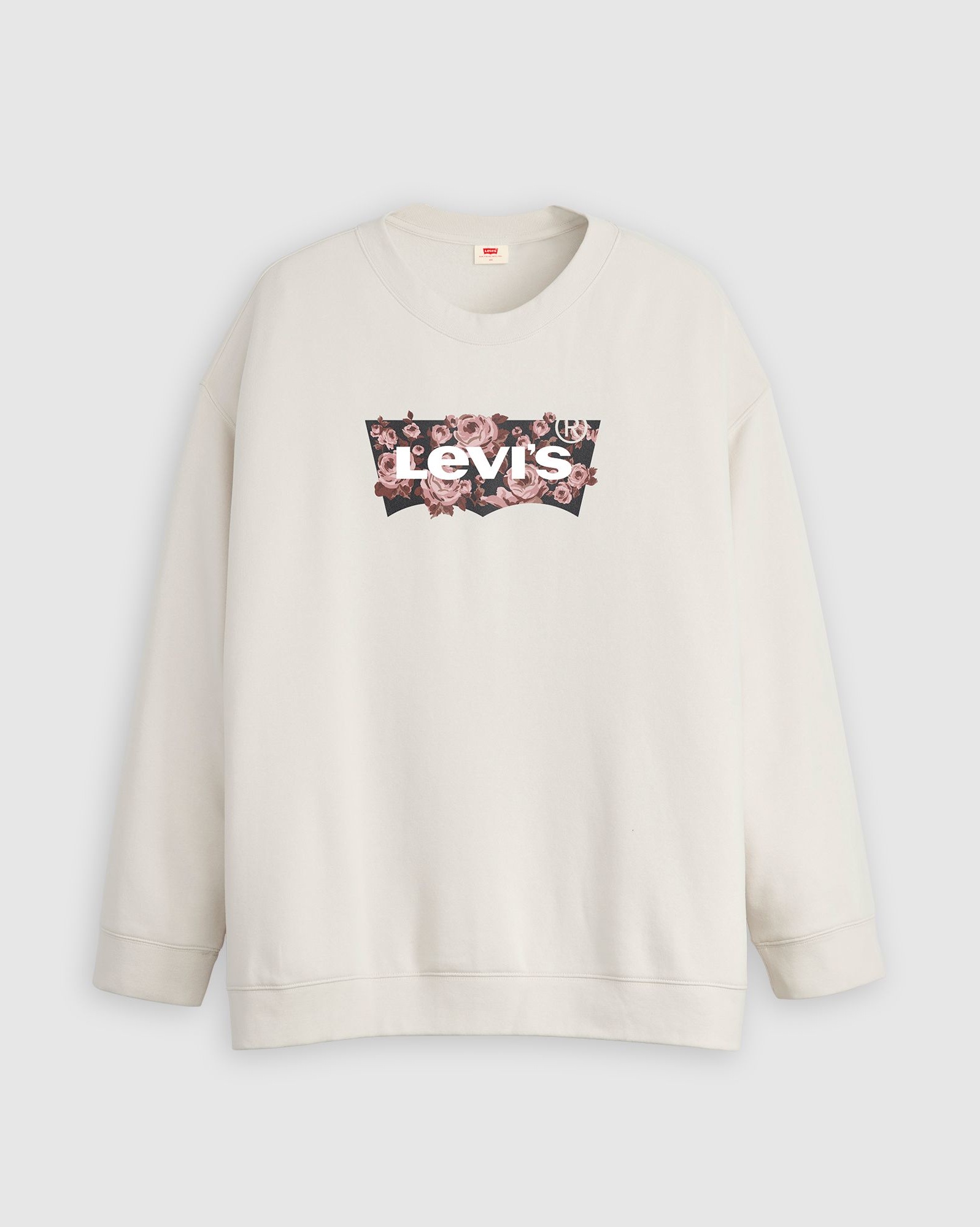 Levi's® Plus Sweatshirt »PL GR EVERYDAY CREW«, mit Batwing-Logo mit Rosenprint
