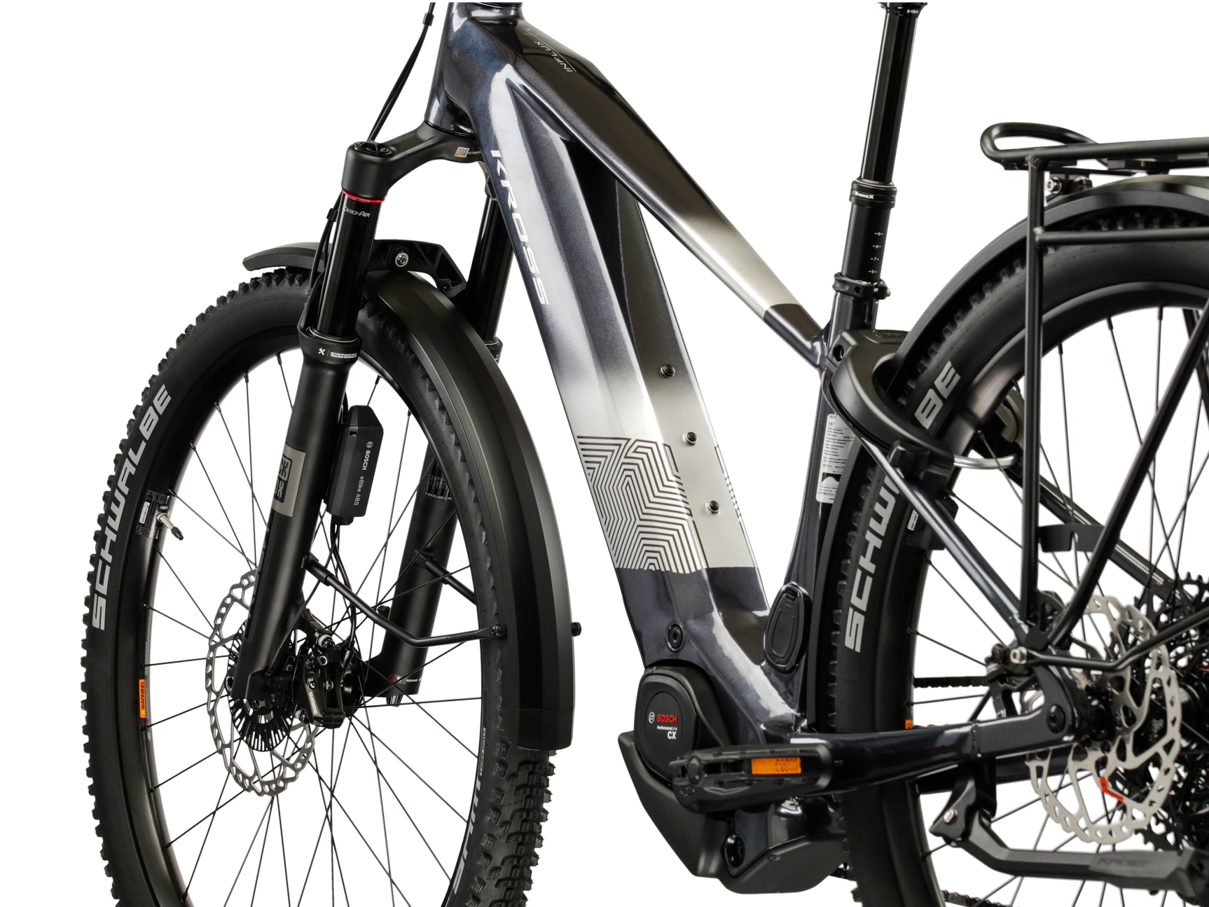 Kross »Influx Hybrid 6.0 21,3Ah / 800 Wh 29 Zoll schwarz 12 Gänge 2026« 12 Gang SRAM S1000 EAGLE AXS Schaltwerk Kettenschaltung Mittelmotor 250 W