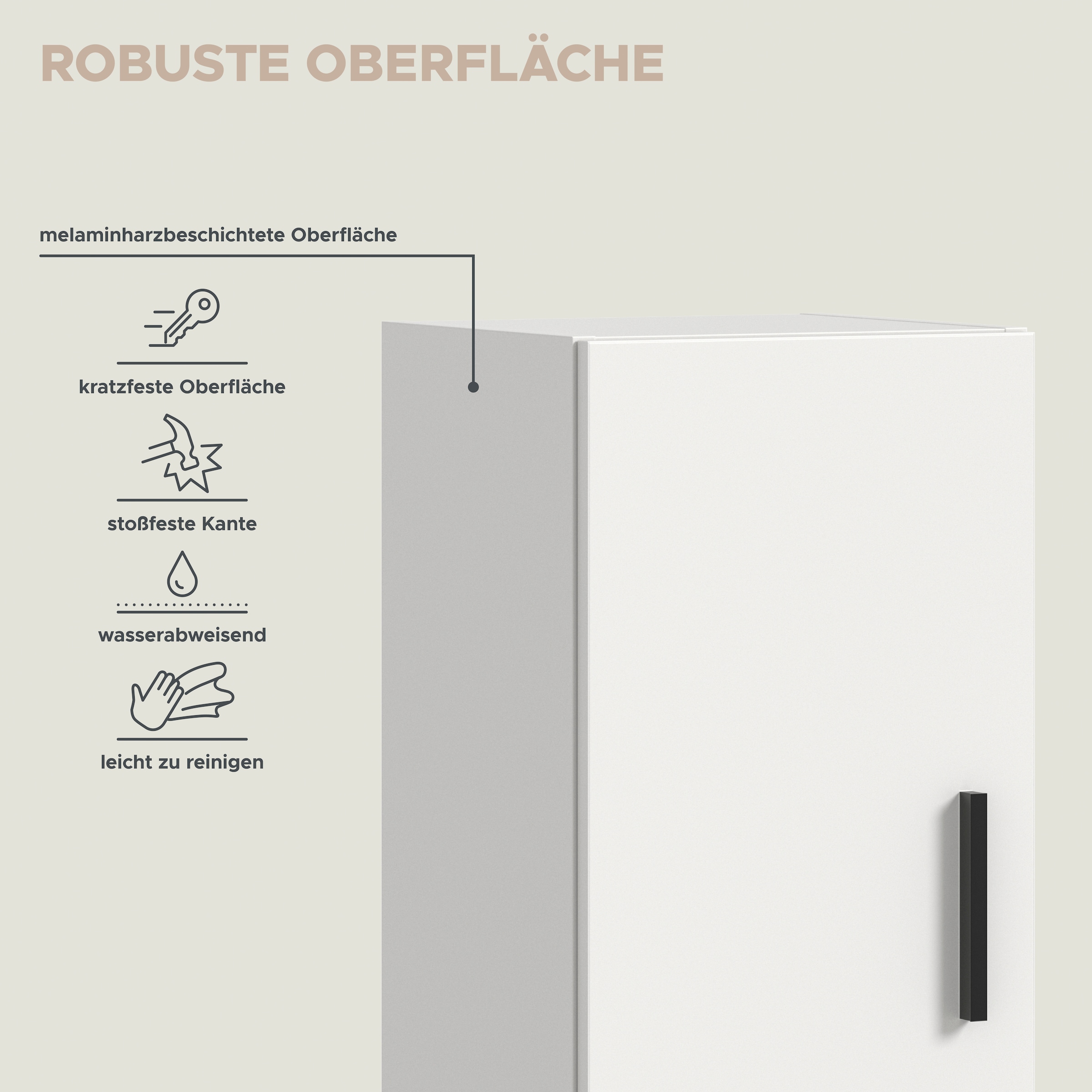 Home affaire Wohnwand »ENESTE, 3-teilig, in verschiedenen Farben, individuell kombinierbar« verschiedenste Kombinationmöglichkeiten, stehend oder hängend, 