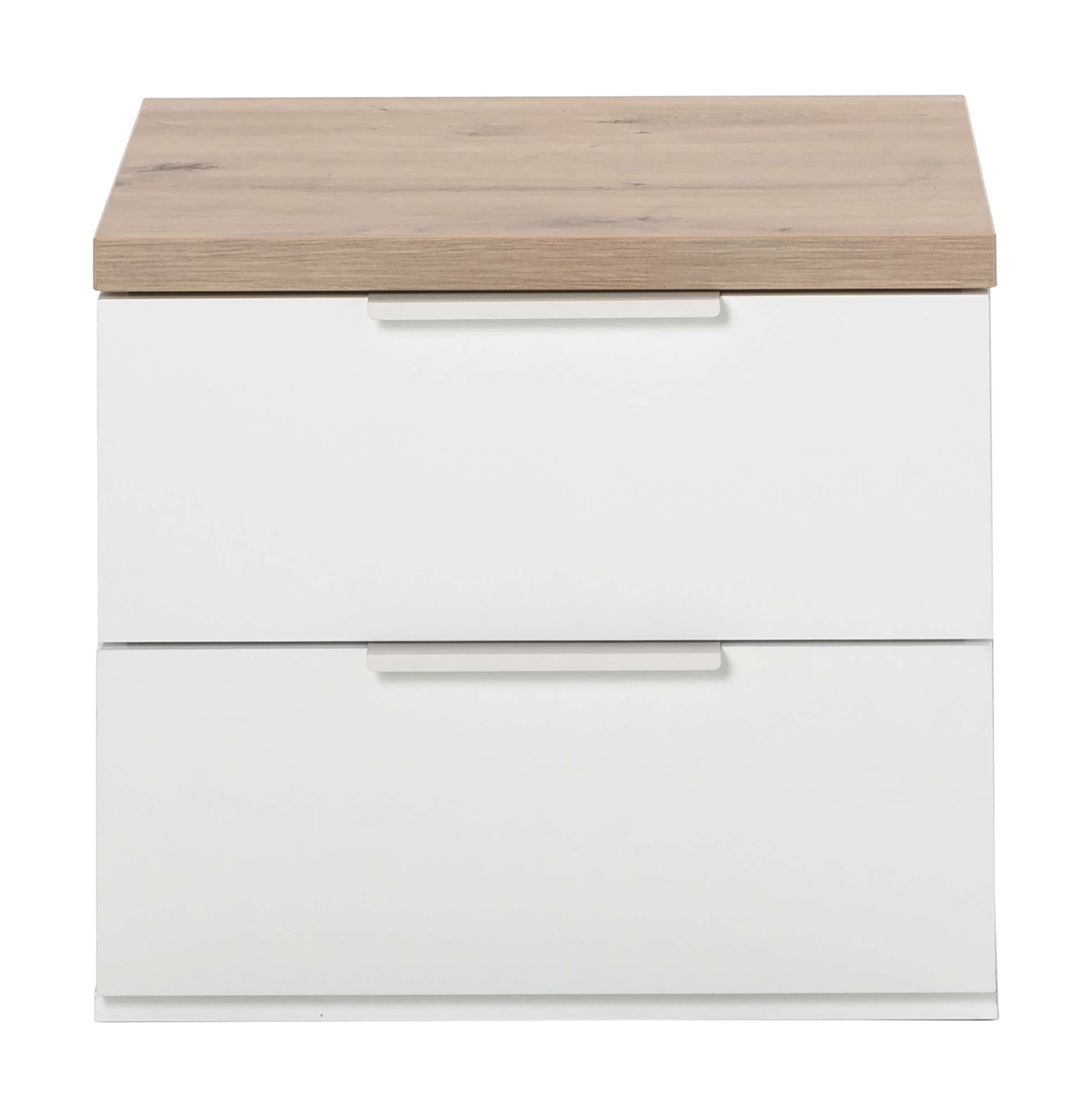 Composad Nachtkonsole »Mundi, Nachtkonsole, Nachttisch, Nachtschrank«, (1 St.), mit 2 Schubladen hochglanz lackiert