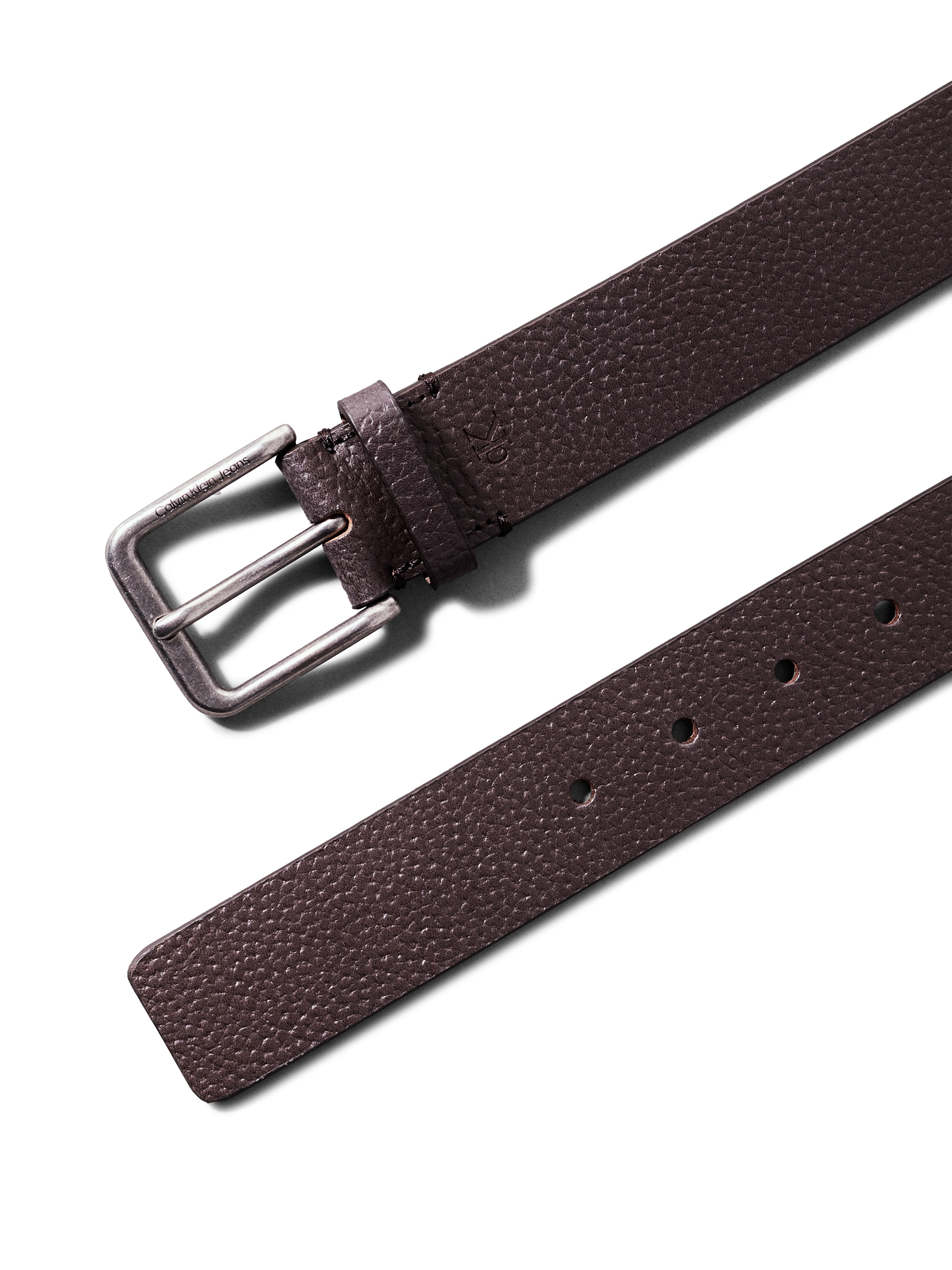 Calvin Klein Jeans Ledergürtel »CLASSIC CASUAL BELT 35MM«, Logoprägung, Einfachdornschließe