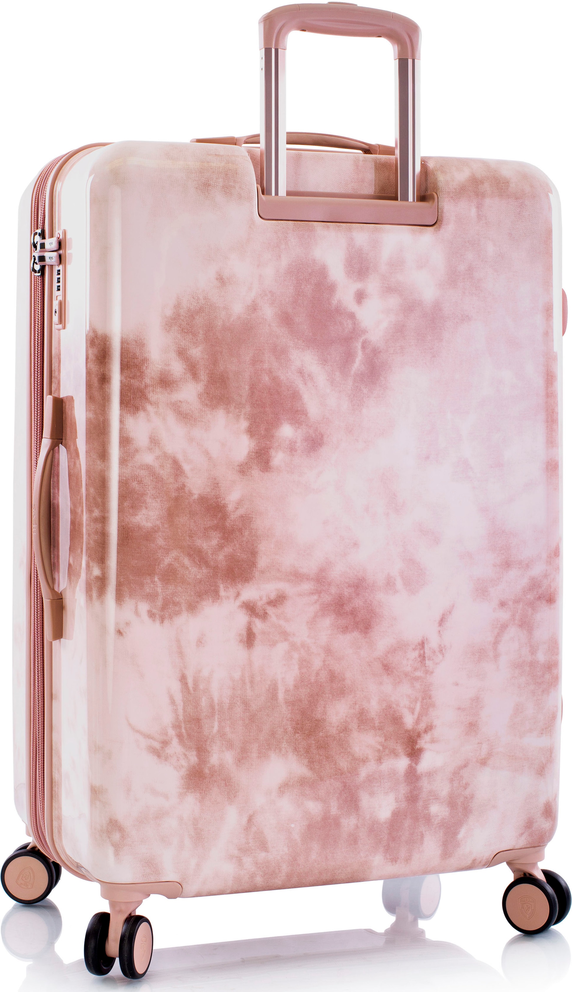 Heys Hartschalen-Trolley »Tie-Dye pink, 76 cm«, 4 Rollen, Heys x Joachim Llambi Hartschalen-Koffer Volumenerweiterung