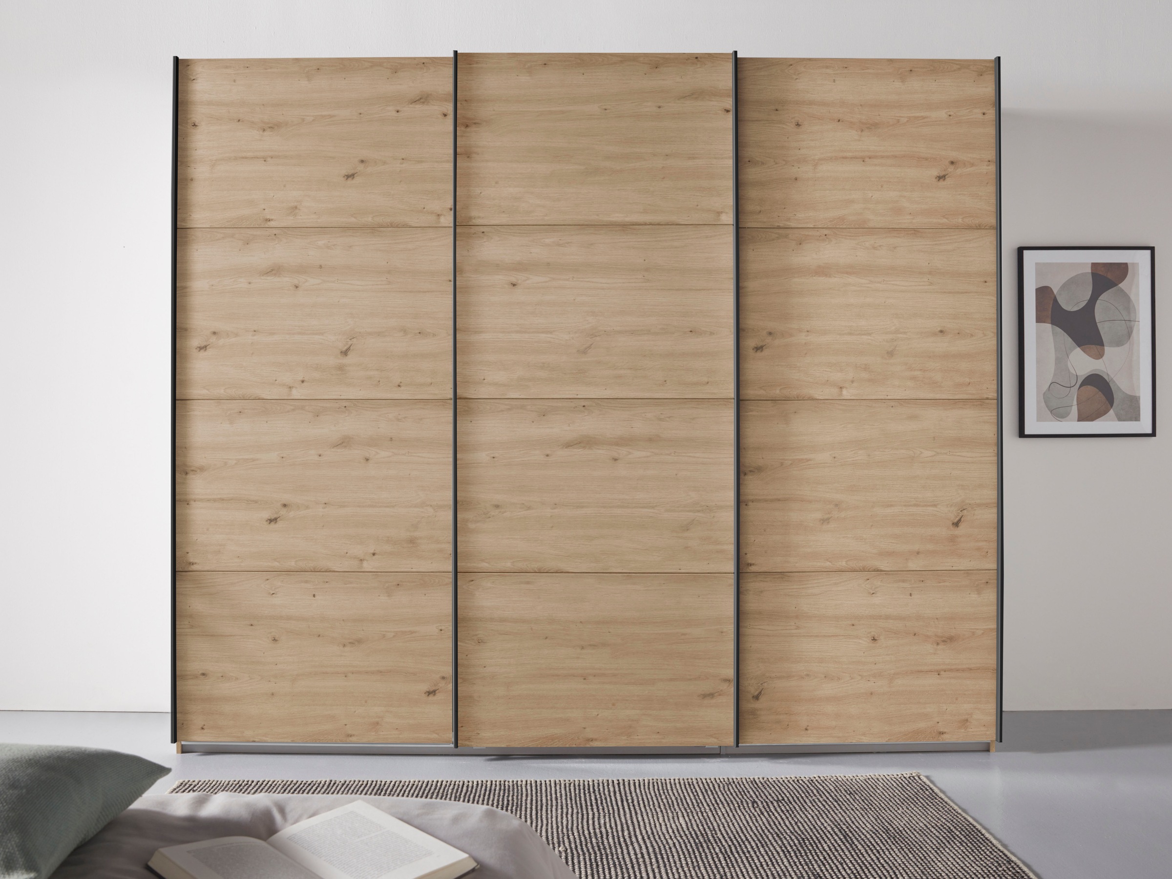 rauch Schwebetürenschrank »Kleiderschrank Schrank Garderobe TOPSELLER OTELI inkl. Inneneinteilung«, mit 3 Innenschubladen sowie zusätzlichen Einlegeböden MADE IN GERMANY