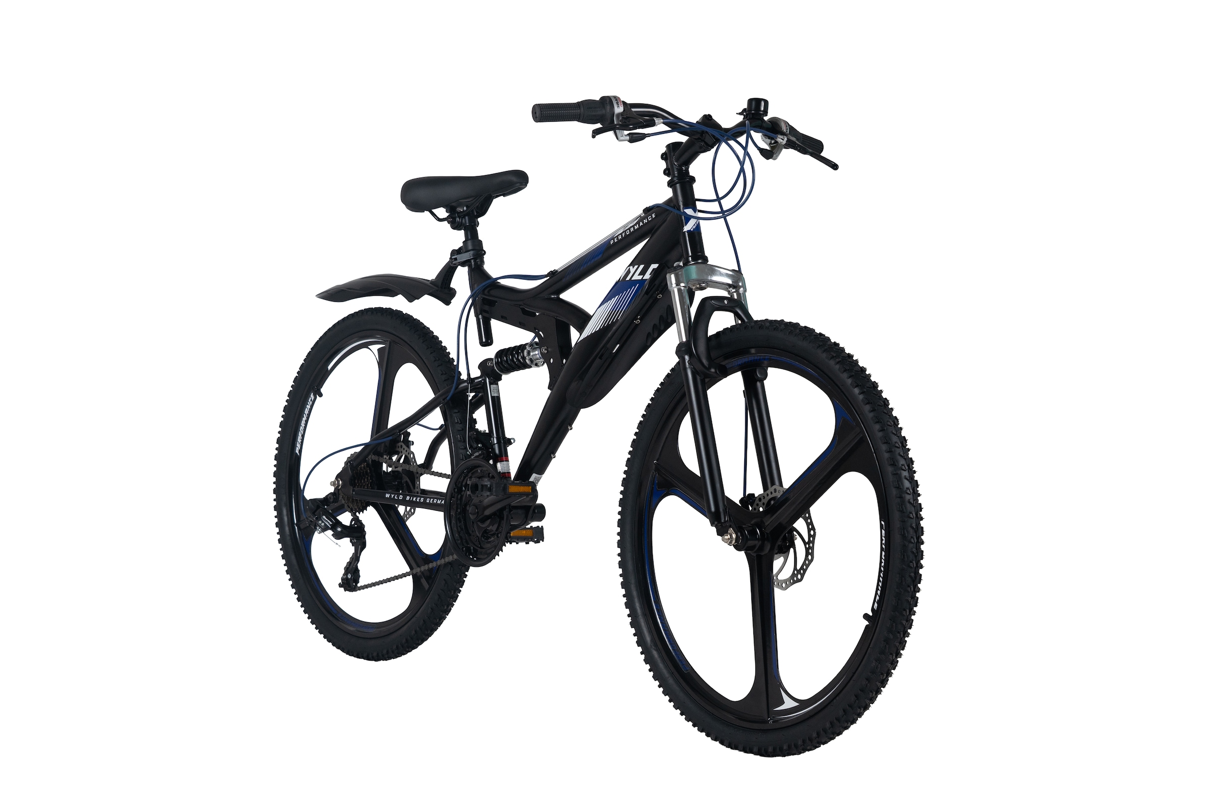 WYLD Mountainbike 21 Gang Shimano Tourney Schaltwerk Kettenschaltung