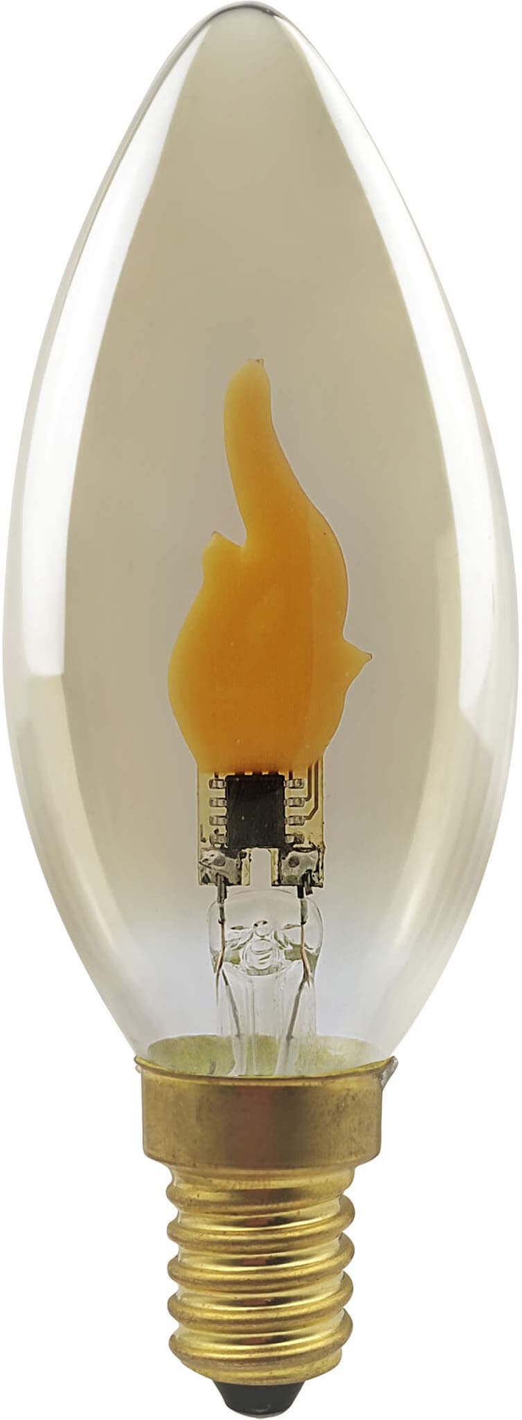 SEGULA LED-Filament »LED Kerze smokey grau, E14« E14 1 Stk. Extra-Warmweiß günstig online kaufen