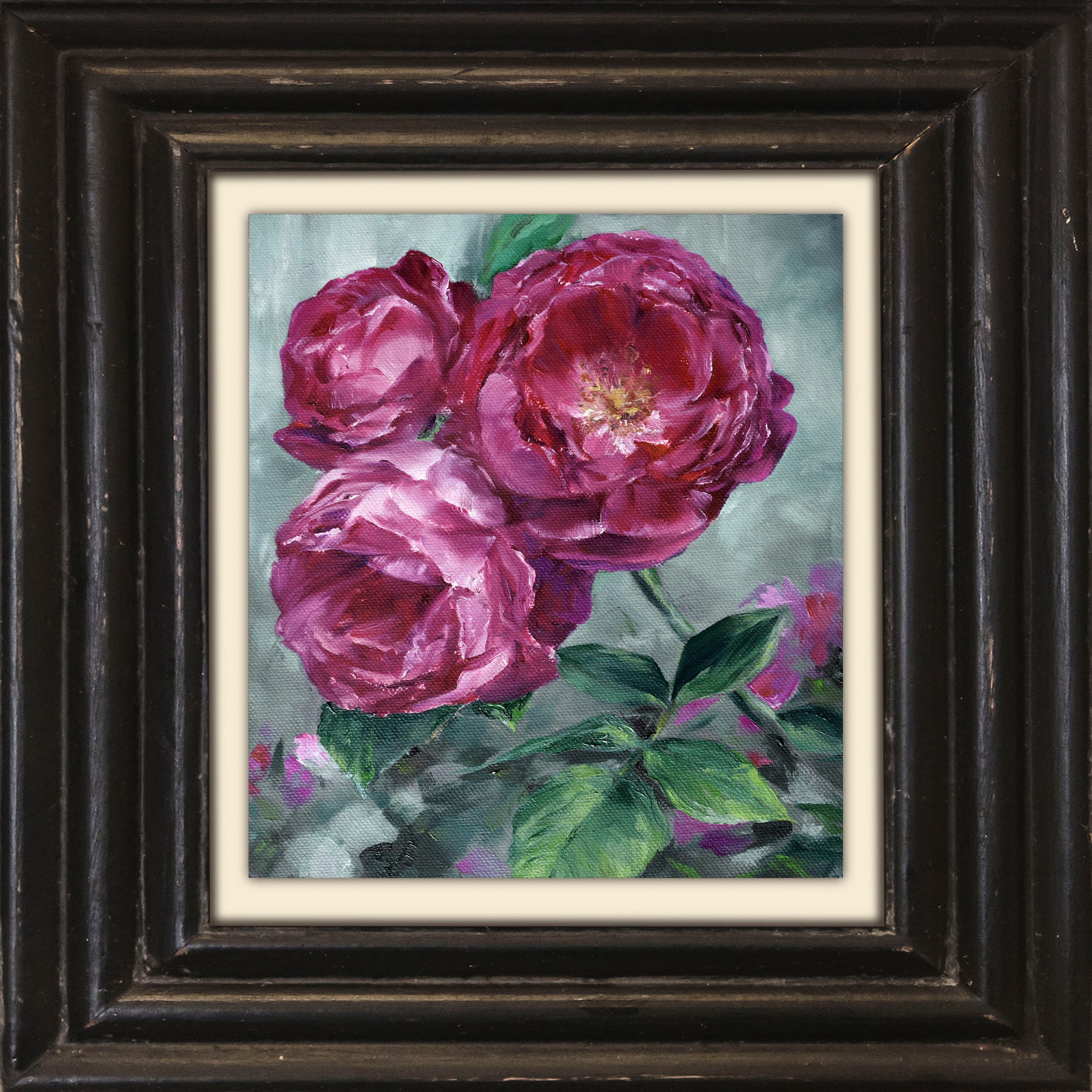 queence Leinwandbild »Pfingstrosen«, Kunst-Blumen-Blumenbilder-Stillleben-G günstig online kaufen