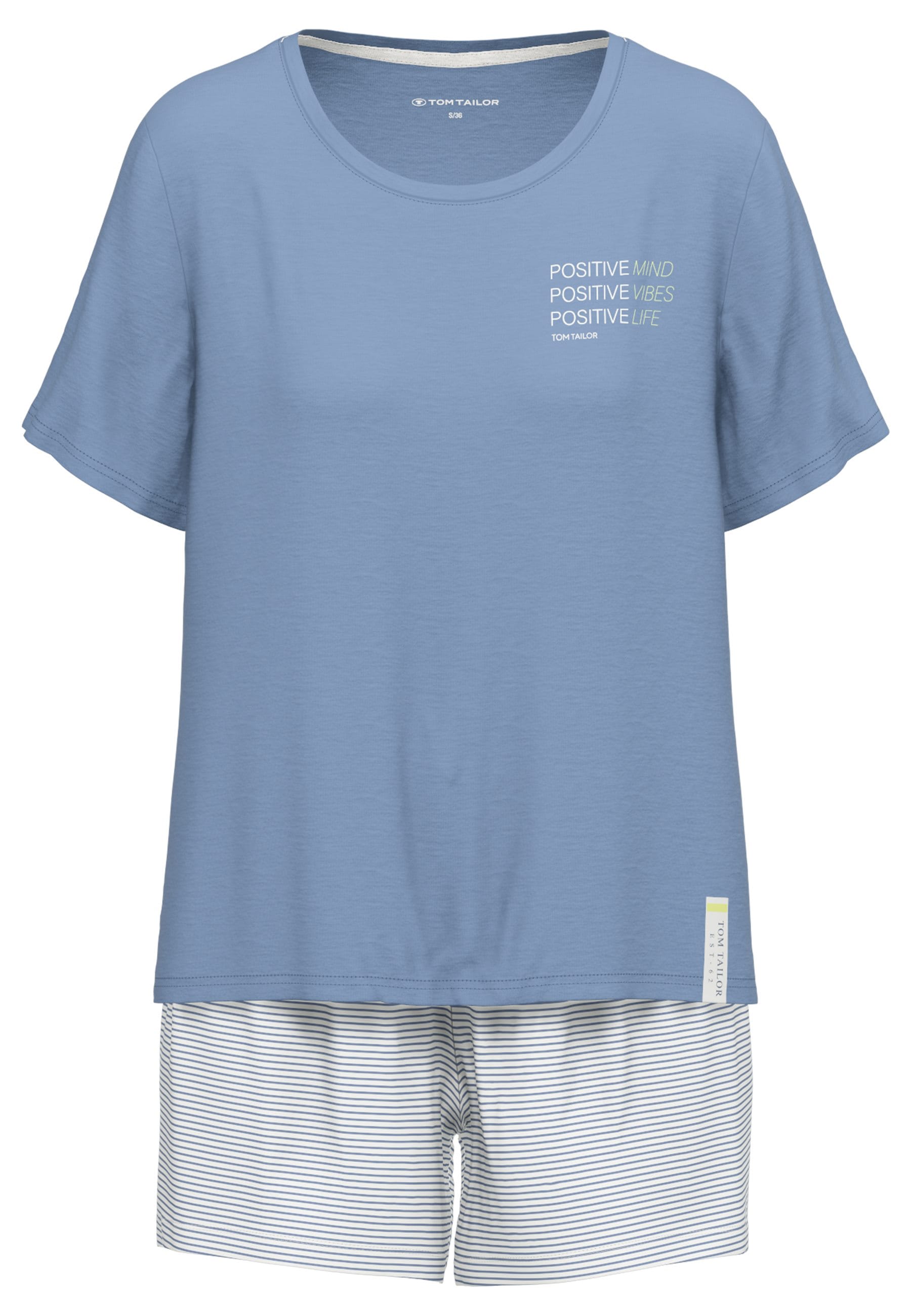 TOM TAILOR Shorty »Westport«, (2 tlg.), Sommerliche Farbgebung