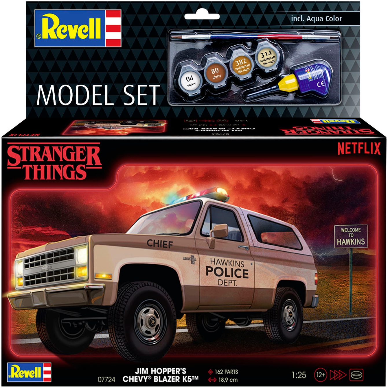 Revell® Modellbausatz »Stranger Things, Chevrolet K5 Blazer« 1:25