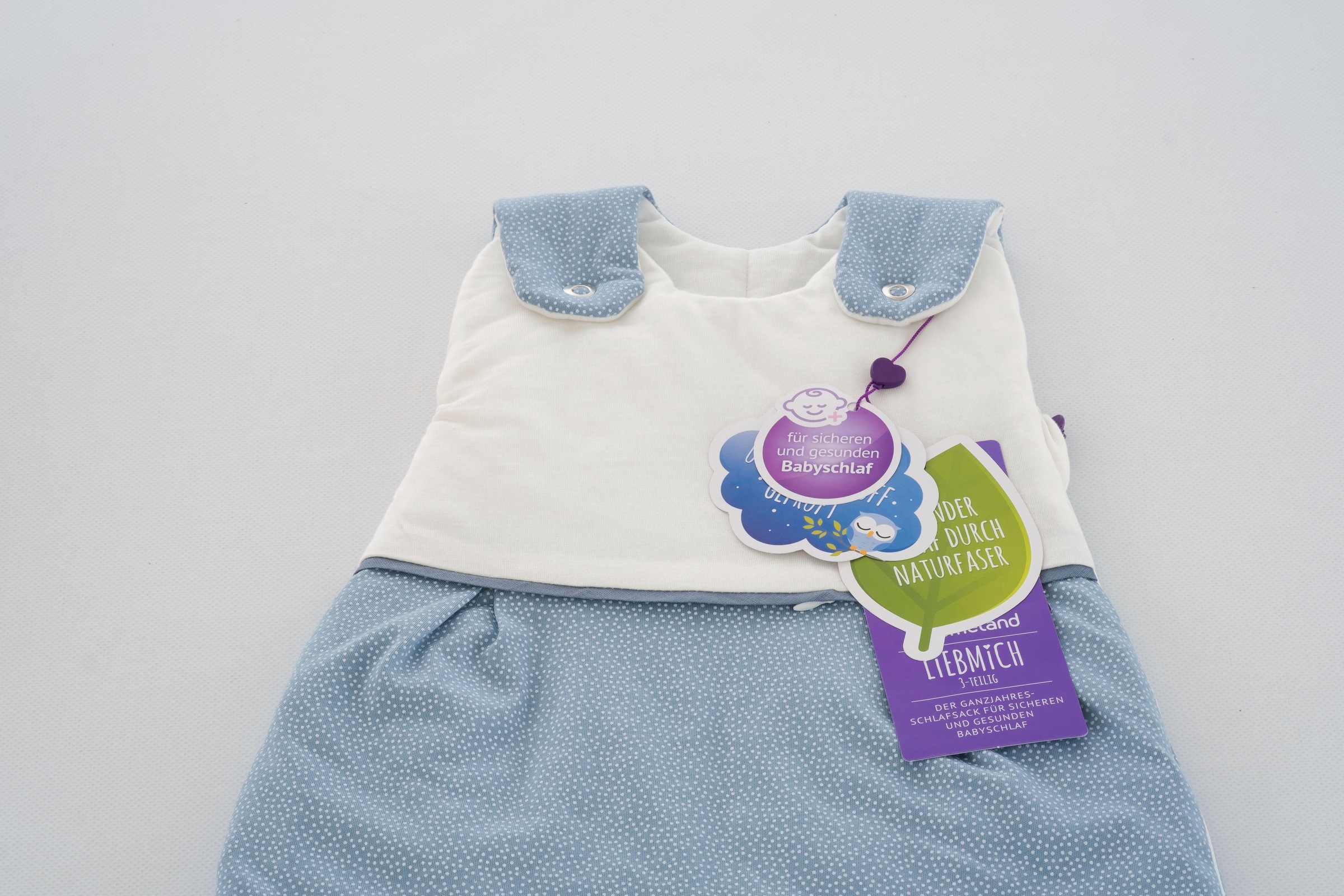 Träumeland Babyschlafsack »3 tlg Set LIEMBICH, Design Punkte«, (2 tlg.)
