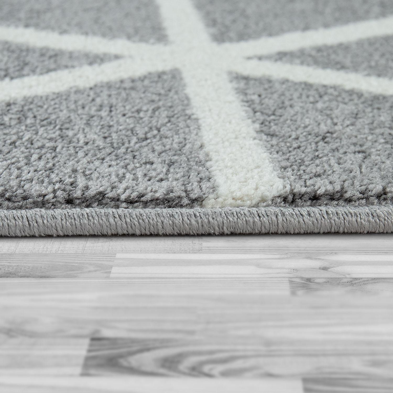 bestellen Home Teppich schnell Pastellfarben, bequem 401«, Design, Teppich, rechteckig, Muster, Kurzflor und Paco Rauten »Stella Skandi