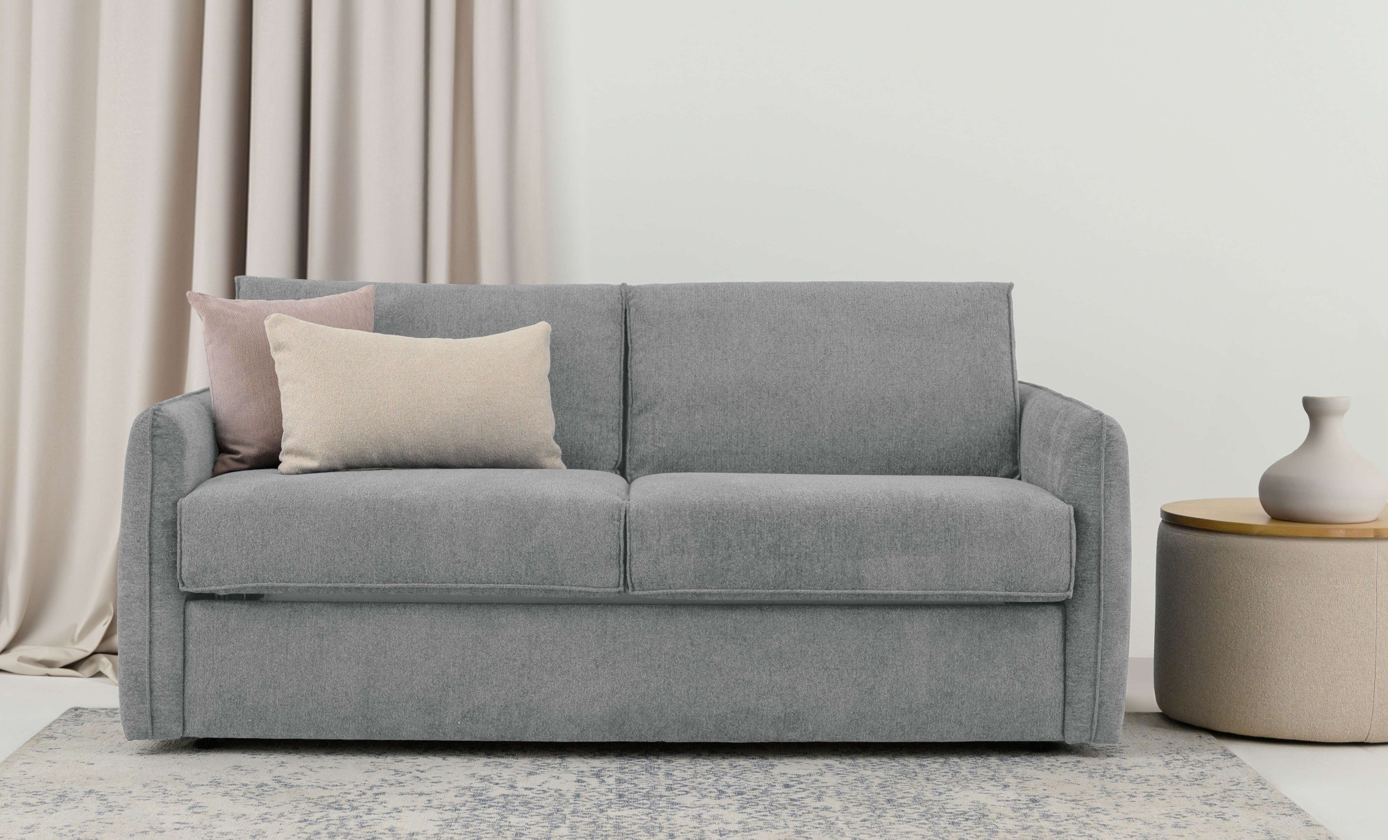 Home affaire Schlafsofa »Bergamons«, 2-Sitzer, mit Dauerschlaffunktion, inkl. Federkernmatratze, Lattenrost