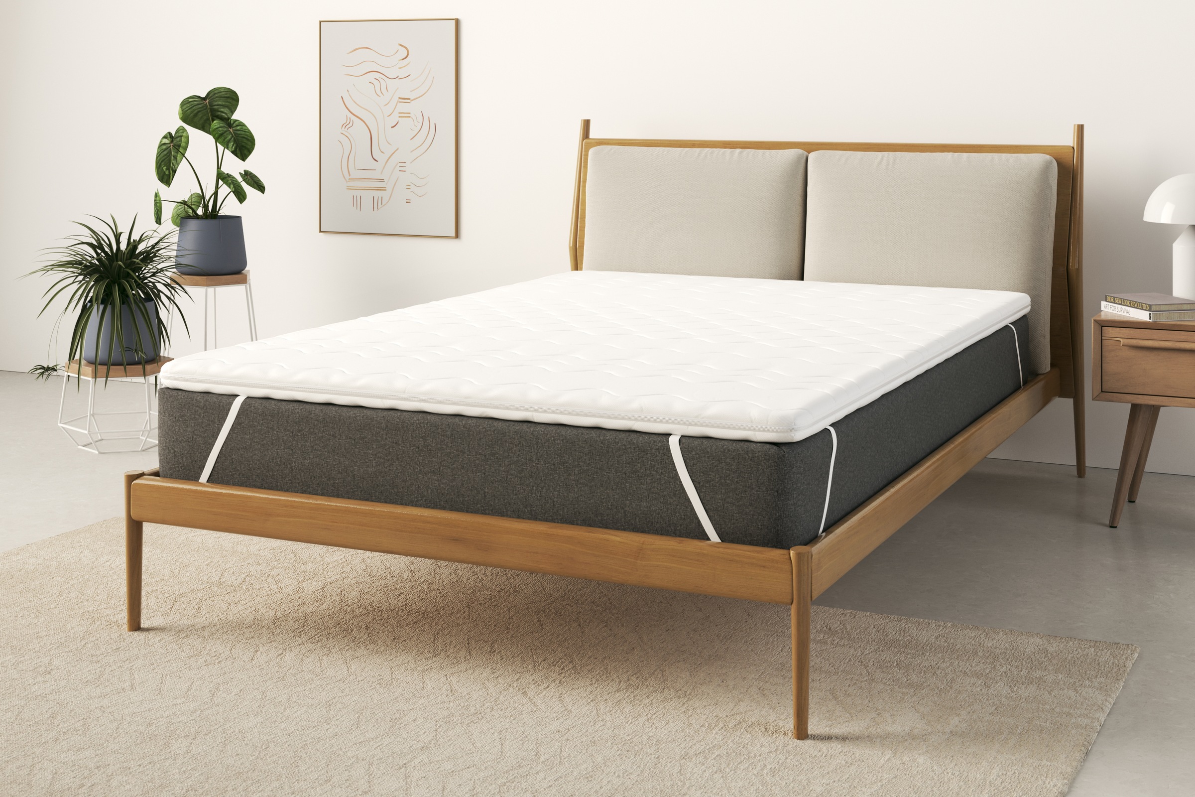 my home Topper »Sandy, Topper 90x200 cm,180x200 cm«, (1 St.), Matratze, Box günstig online kaufen