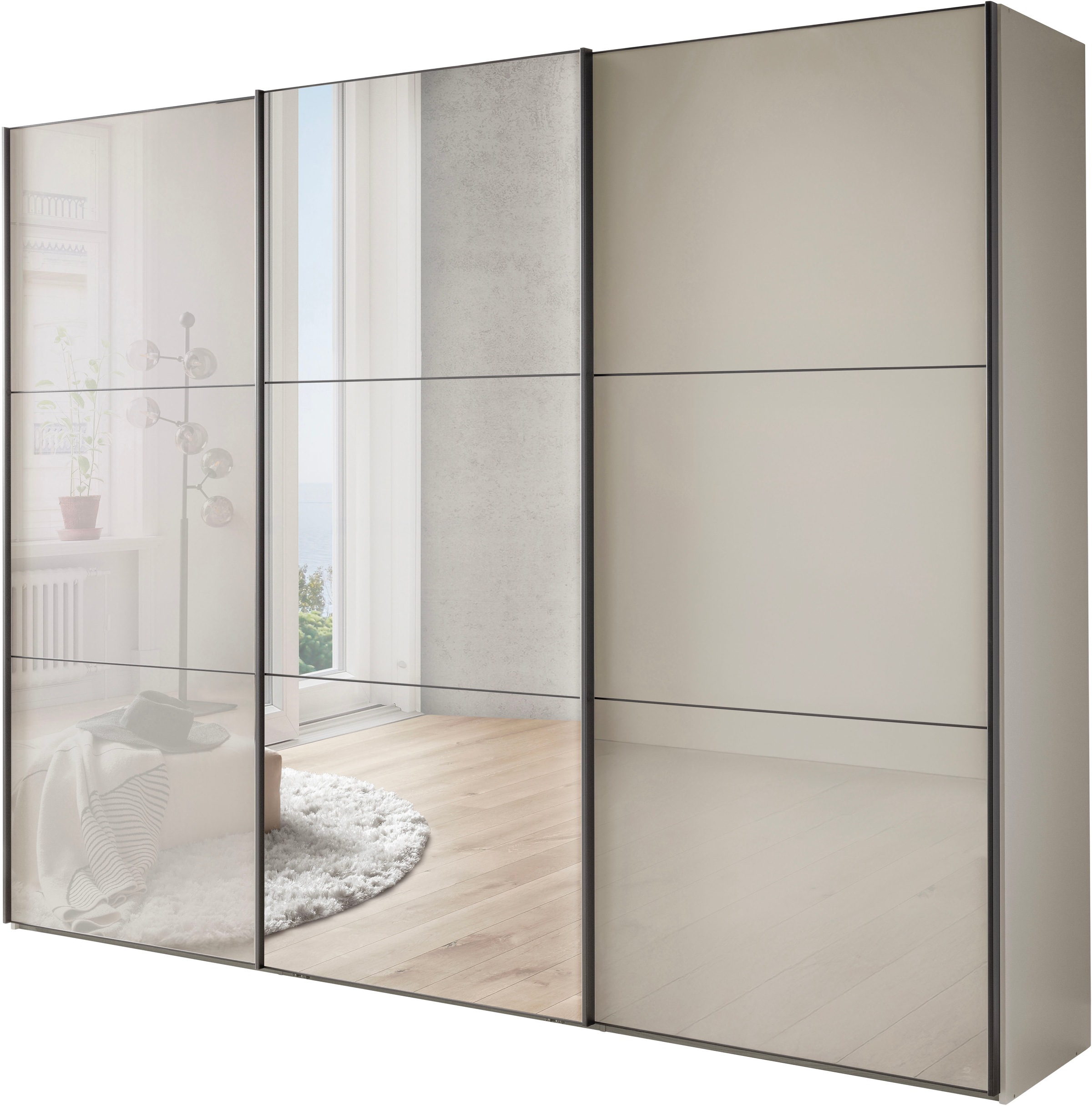 WIEMANN Schwebetürenschrank »Phoenix, Made in Germany, modernes Design, Hig günstig online kaufen