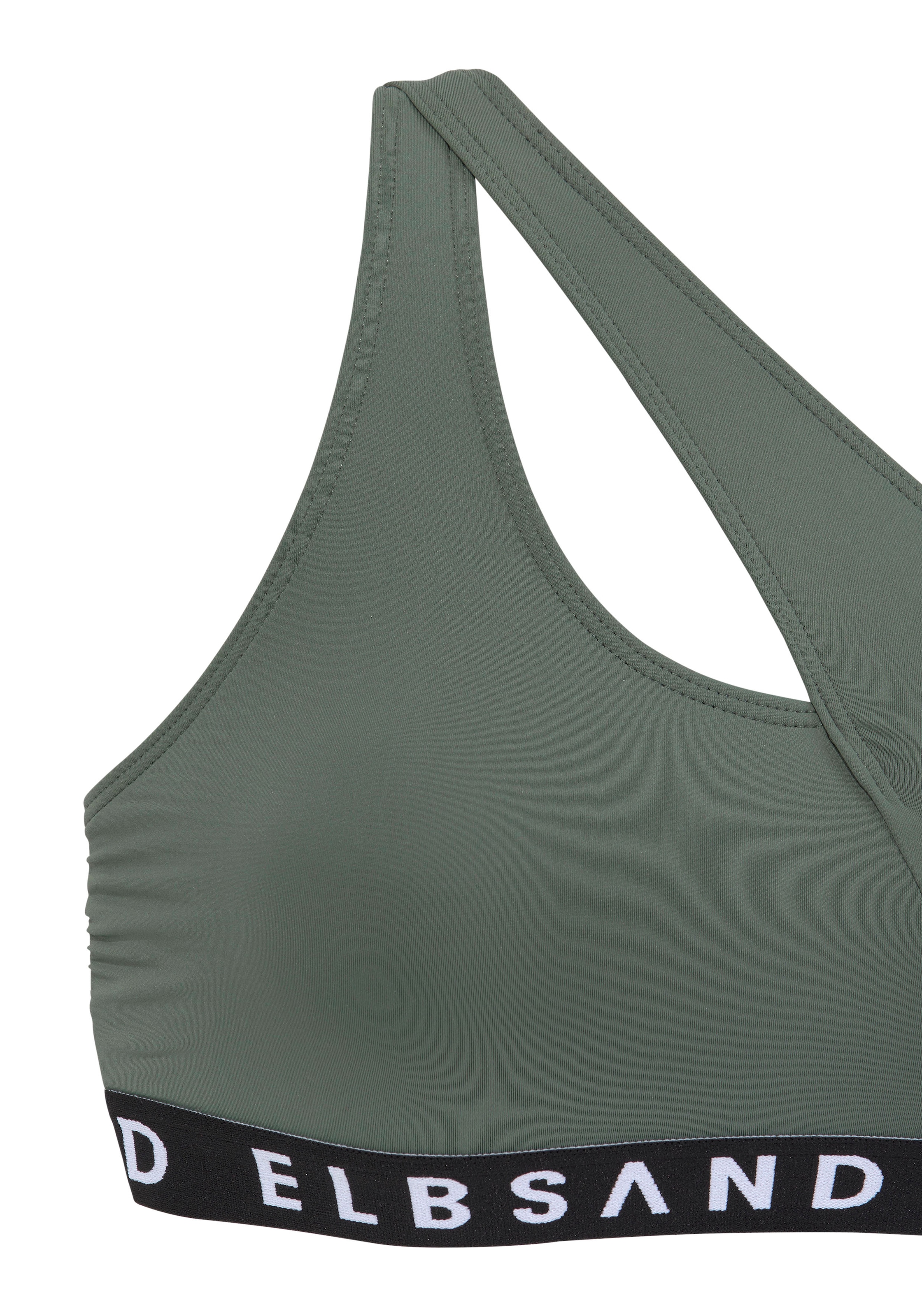 Elbsand Bustier-Bikini, mit Markenschriftzügen in Kontrastfarbe