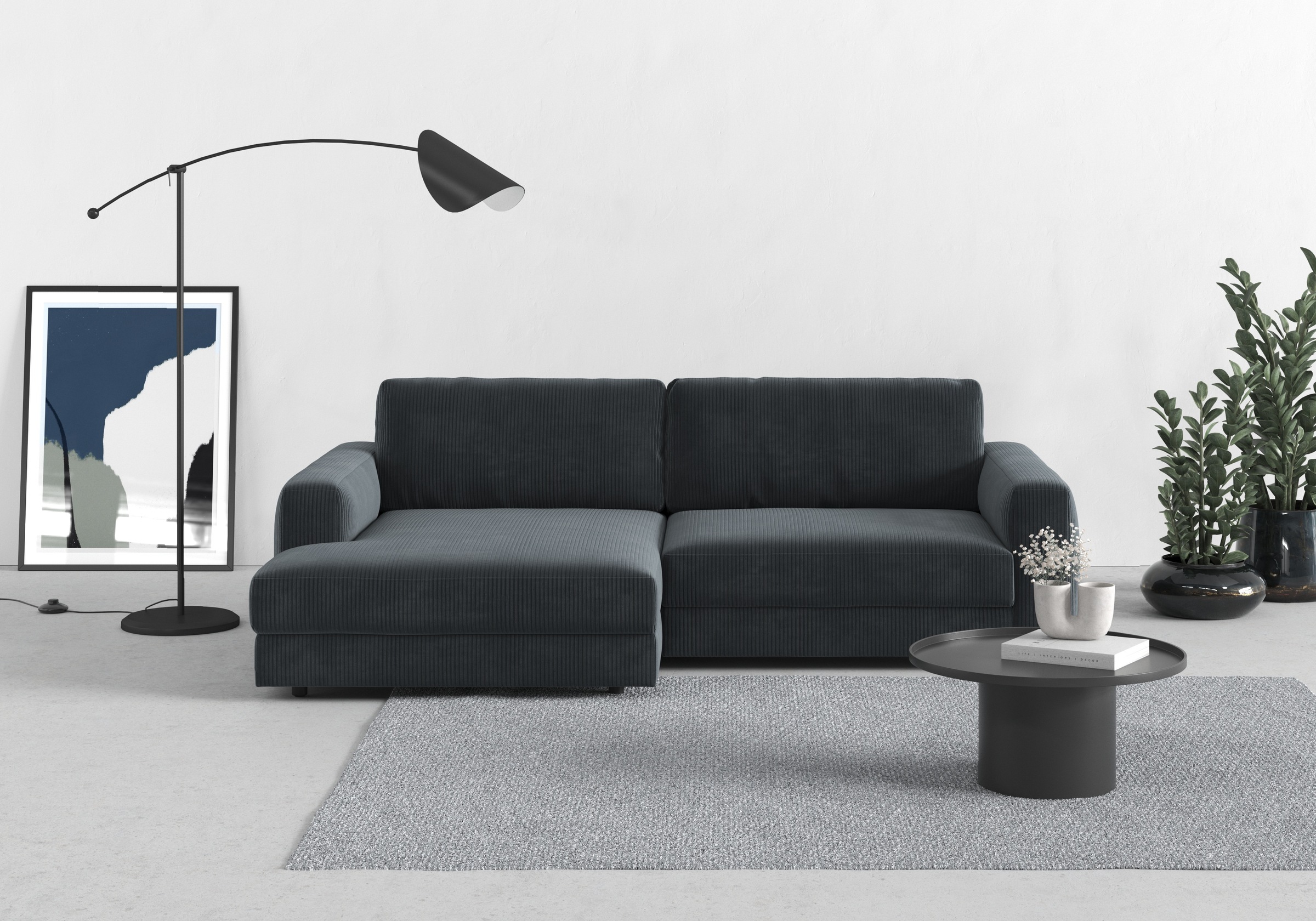 TRENDMANUFAKTUR Ecksofa »Bourbon, Mega Designsofa mit tollem Sitzkomfort, B günstig online kaufen