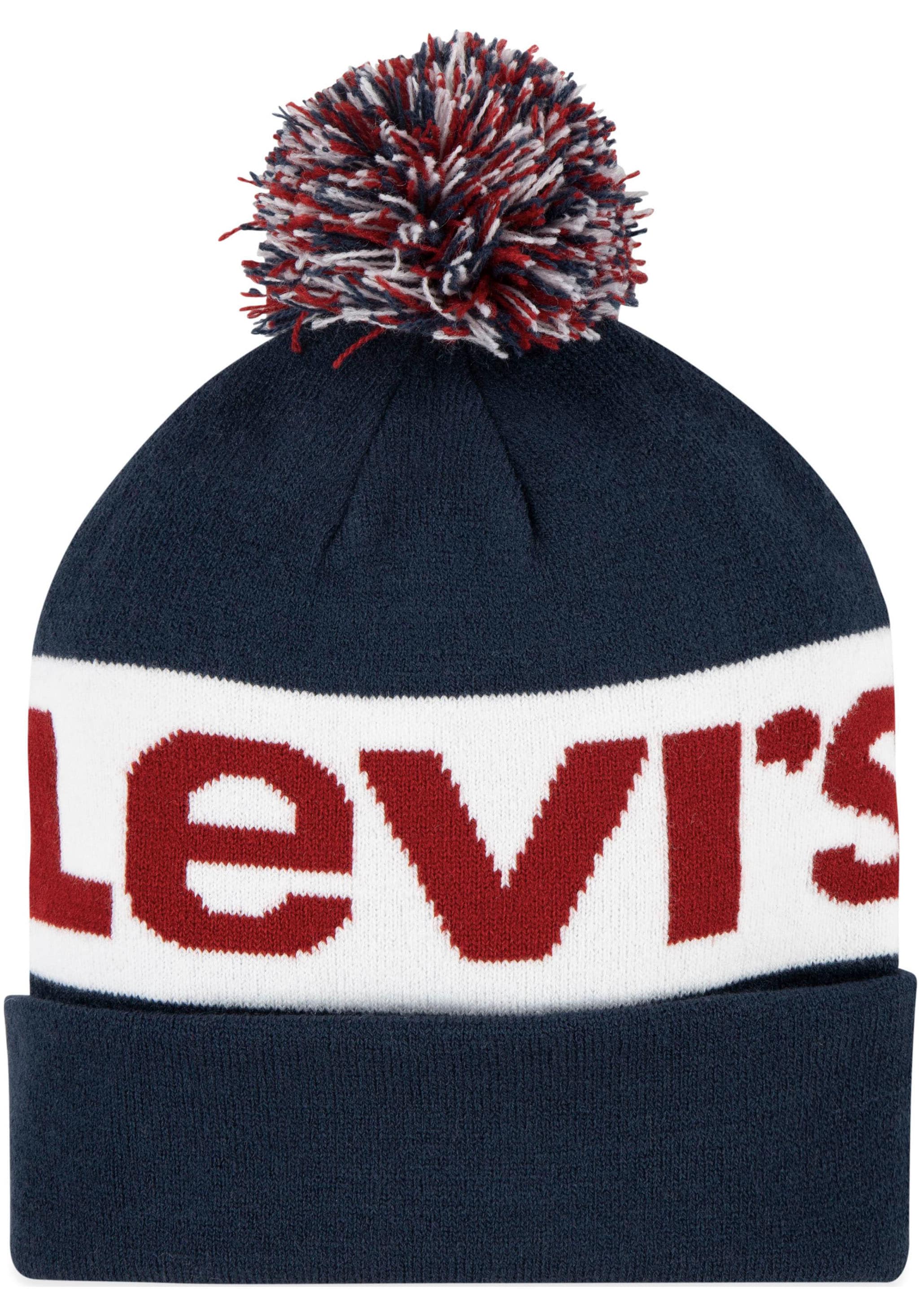 Levi's® Kids Bommelmütze und Handschuh im Set
