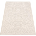 Paco Home Teppich »Cotton 232«, rechteckig, Uni Farben, Hoch-Tief Effekt,  boho, In- und Outdoor geeignet online kaufen
