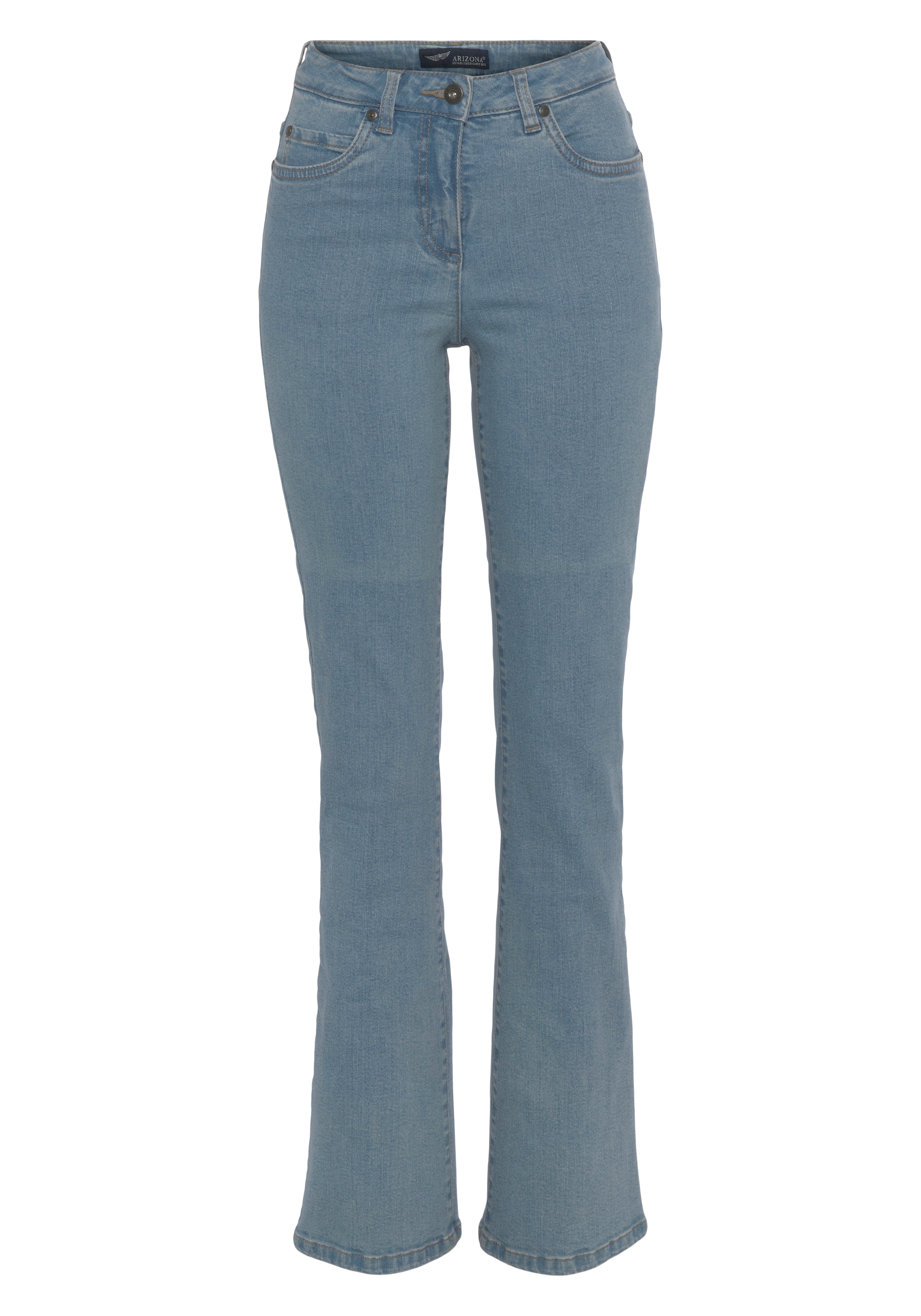 Arizona Bootcut-Jeans, hohe Leibhöhe