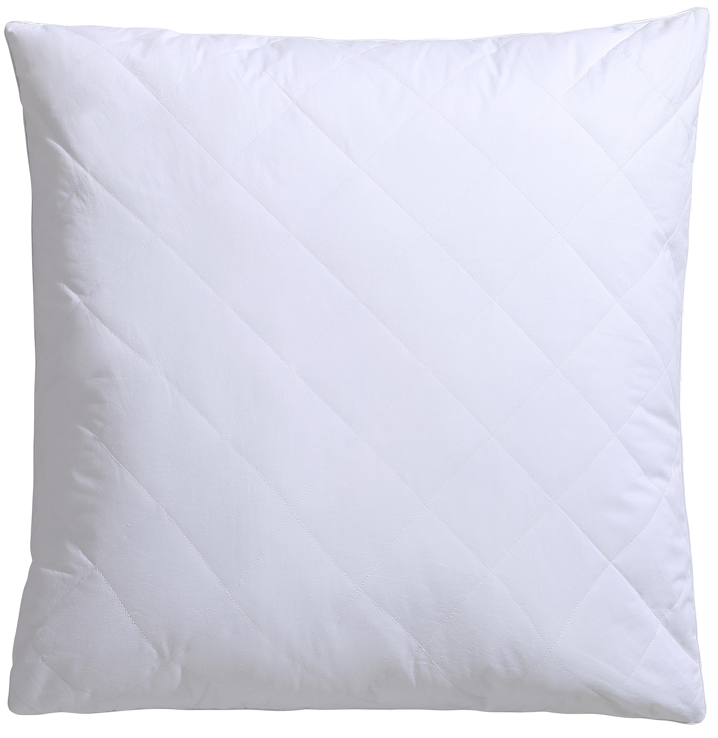QUEENS TEXTILES Synthetikkopfkissen »Juliette«, (1 St.), Bezug versteppt mi günstig online kaufen