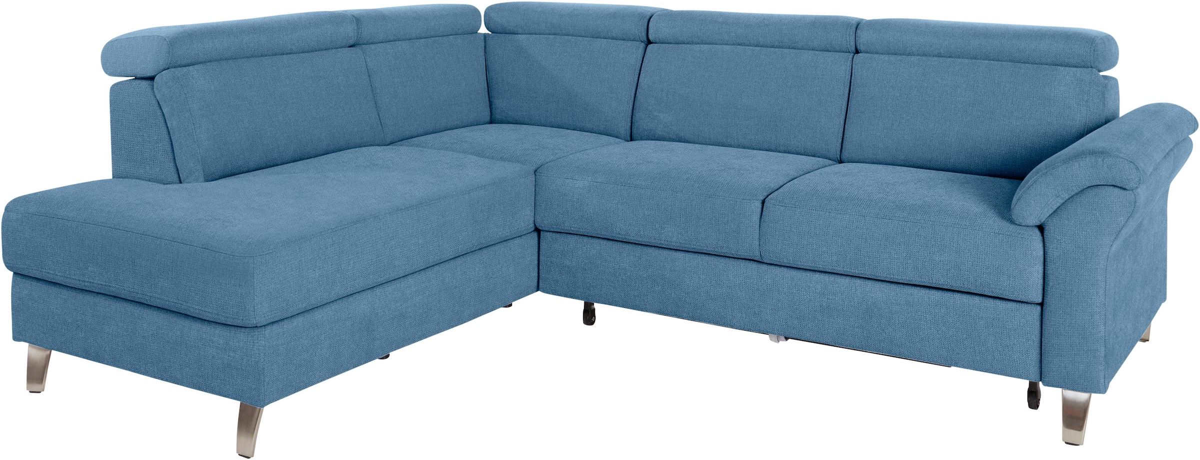 sit&more Ecksofa »Arngast L-Form« inklusive Kopfteilverstellung und Federke günstig online kaufen