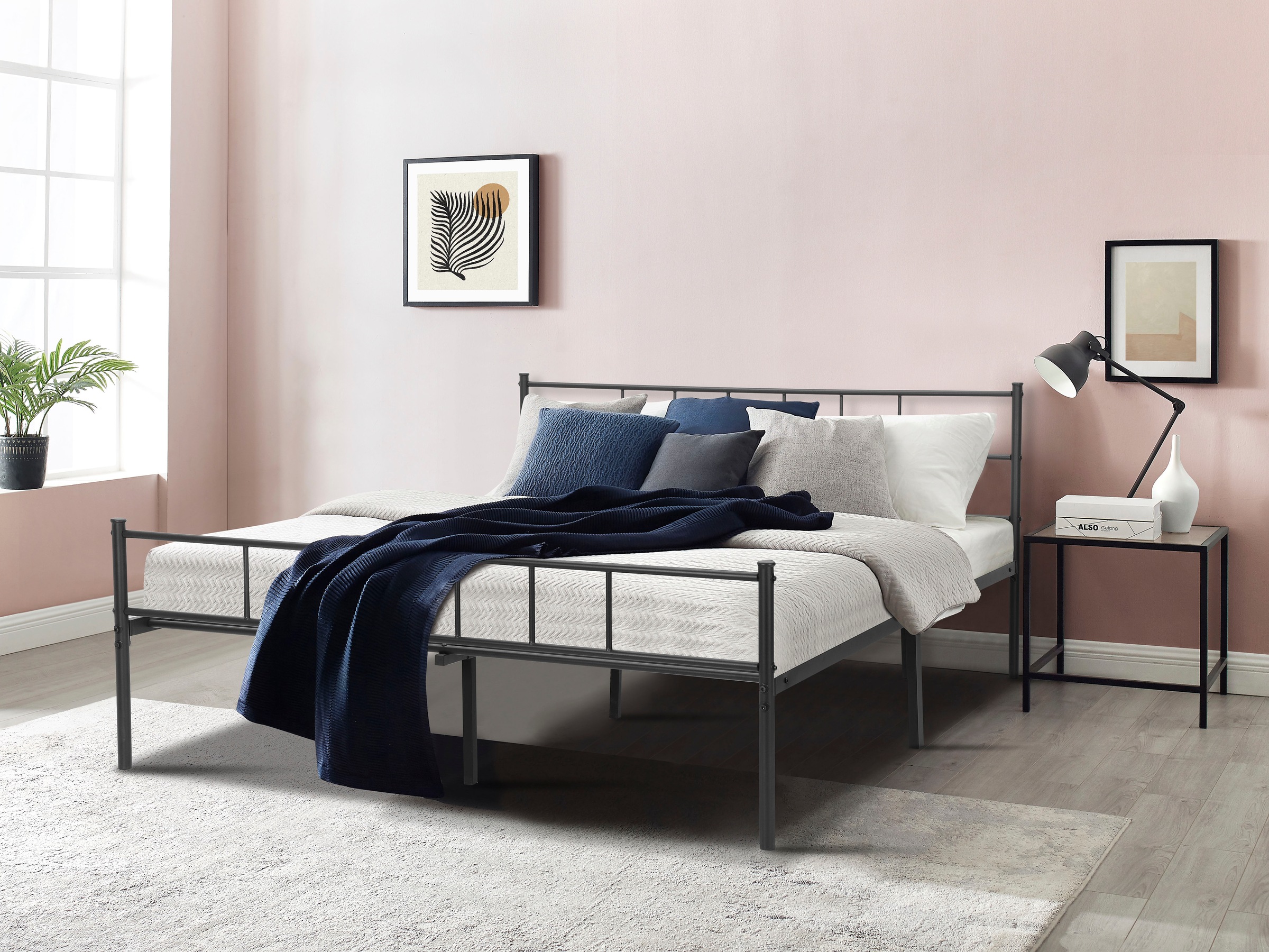 INOSIGN Metallbett »Amrum Bett Bettgestell Bettrahmen Einzelbett Doppelbett günstig online kaufen