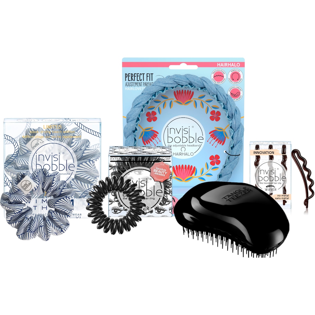 invisibobble Haarstyling-Set »invisibobble & Tangle Teezer Value Box«, (5 tlg.)