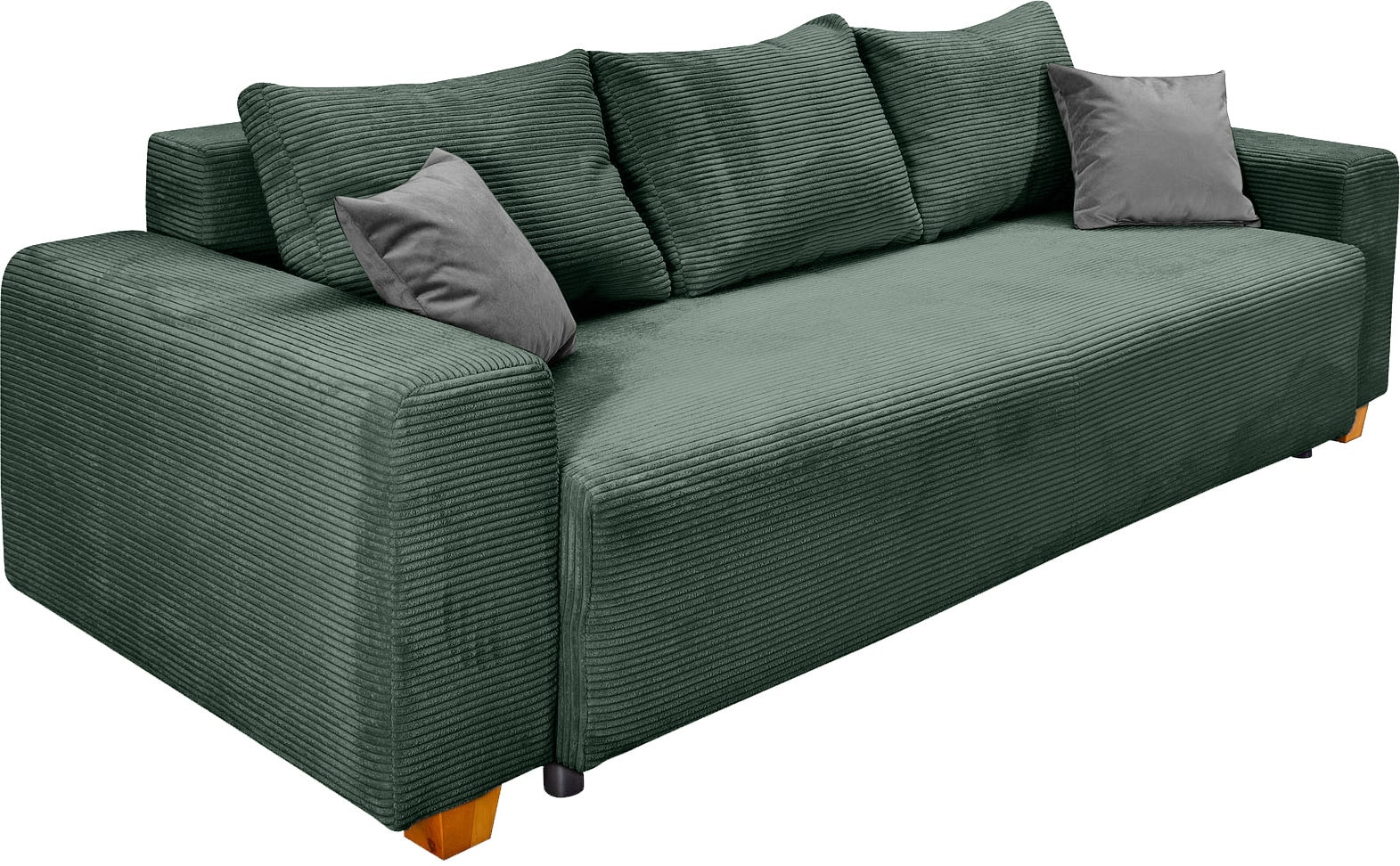 COLLECTION AB Schlafsofa »Yves, Liegefläche (B/T): 142/194 cm«, inkl. Bettfunktion, Bettkasten, Federkern & Zierkissen