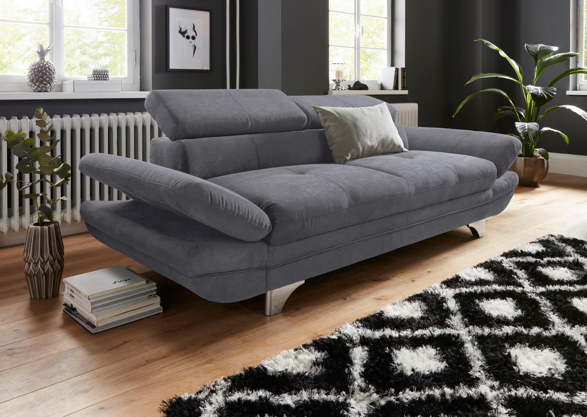 COTTA 3-Sitzer »Enterprise«, Big-Sofa, mit Armteilverstellung & Kopfteilver günstig online kaufen