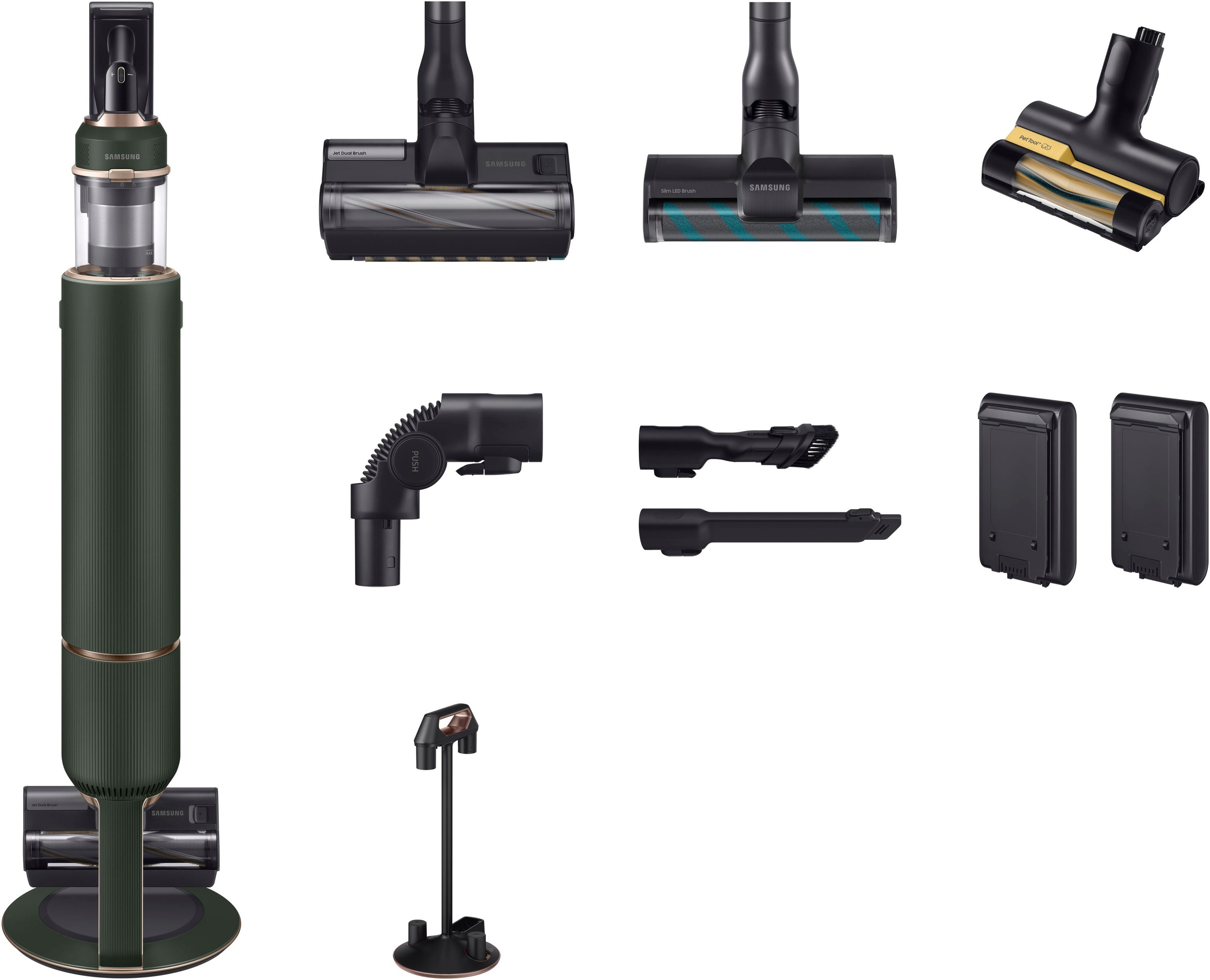 Samsung Akku-Handstaubsauger »VS20B95B43N/WD, BESPOKE Jet Plus Akku+ CompleteClean«