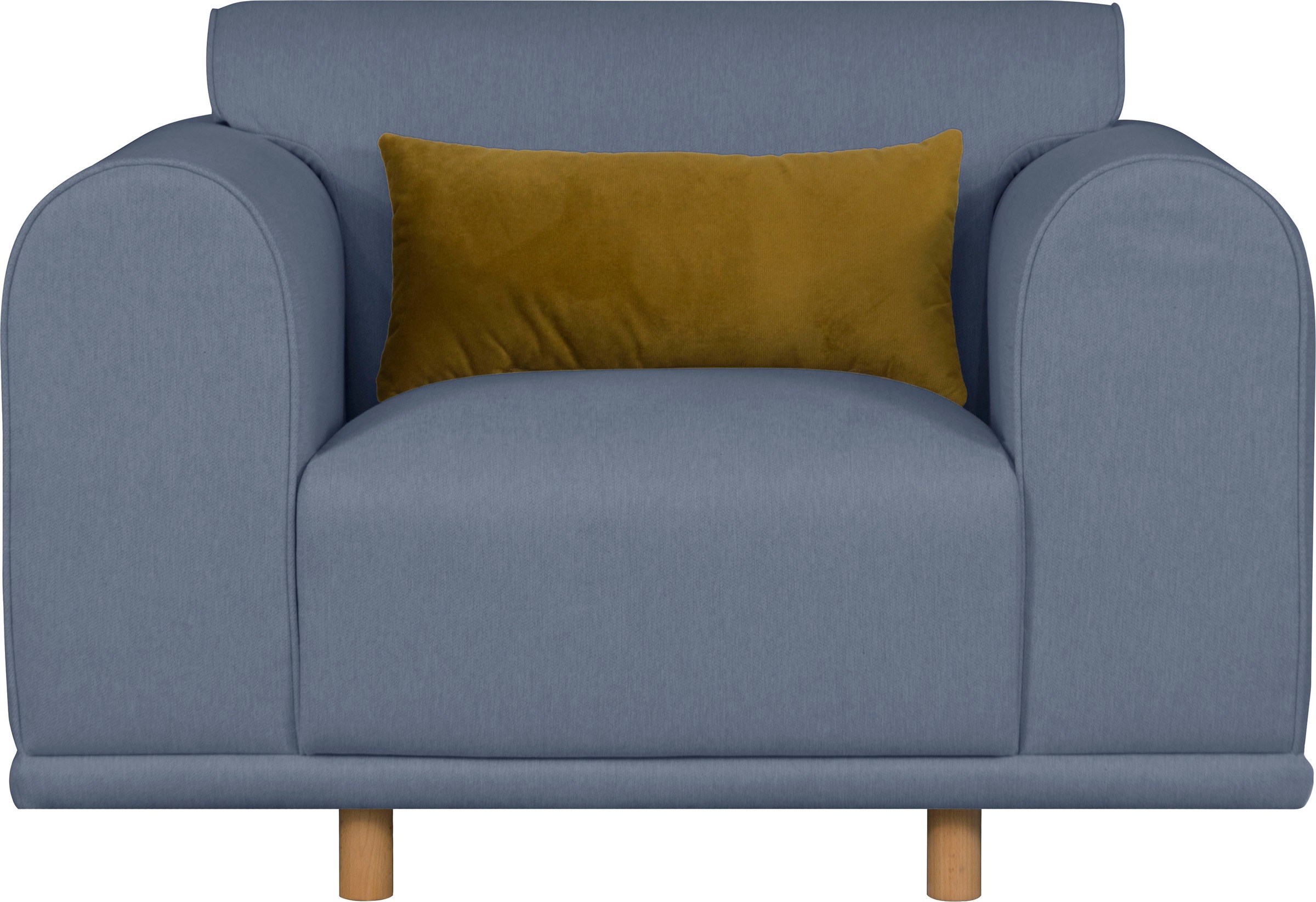 andas Loveseat »Maroon Sessel«, in skandinavischem Design, mit losem Kissen günstig online kaufen