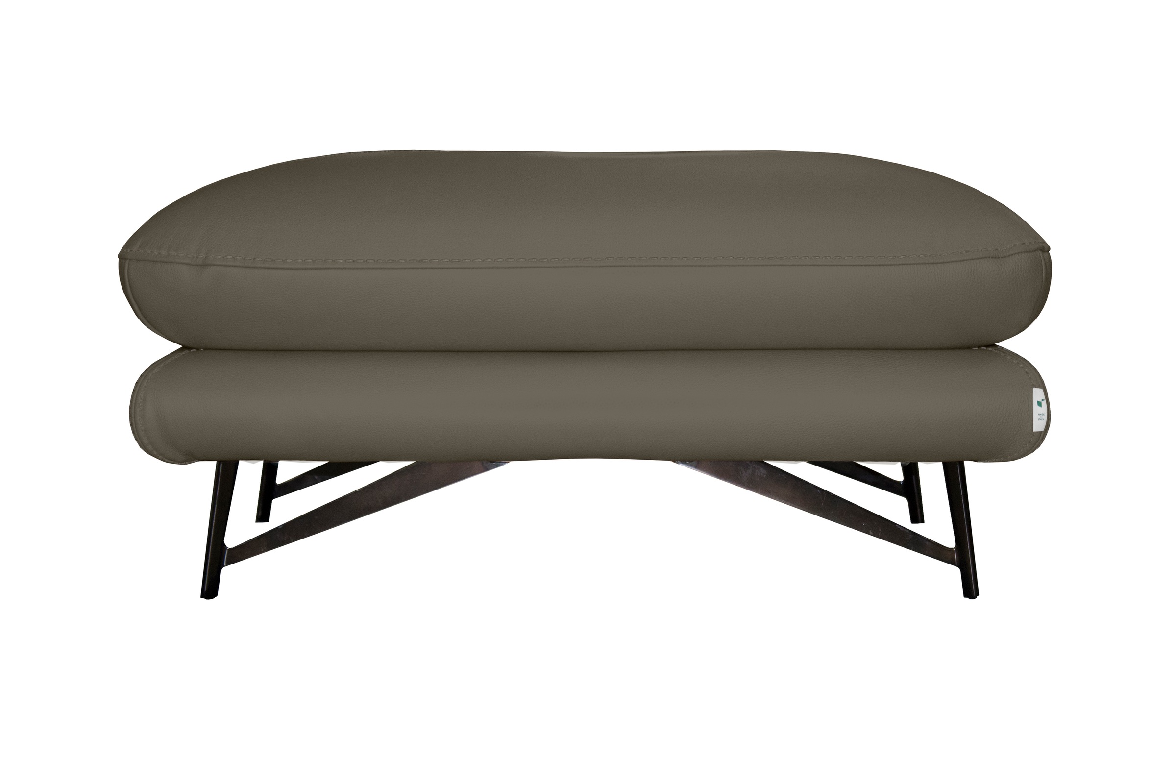 CALIA ITALIA Hocker »Cezanne, italienisches Design trifft erstklassigen Sitzkomfort, Leder«, Designhocker in besonders langlebigen & pflegeleichten Lederarten
