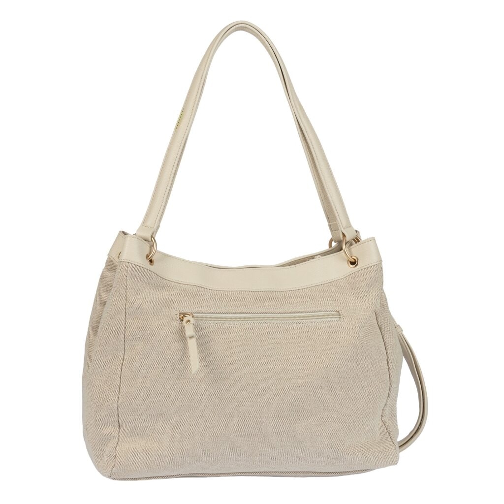 Gabor Shopper »Noelia« Damen Umhängetasche mit zarter Stickerei & floralem Motiv