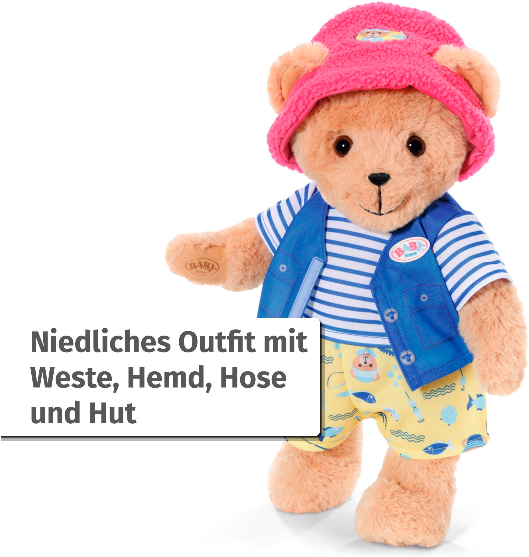 Baby Born Puppenkleidung »Teddys Angler-Outfit«