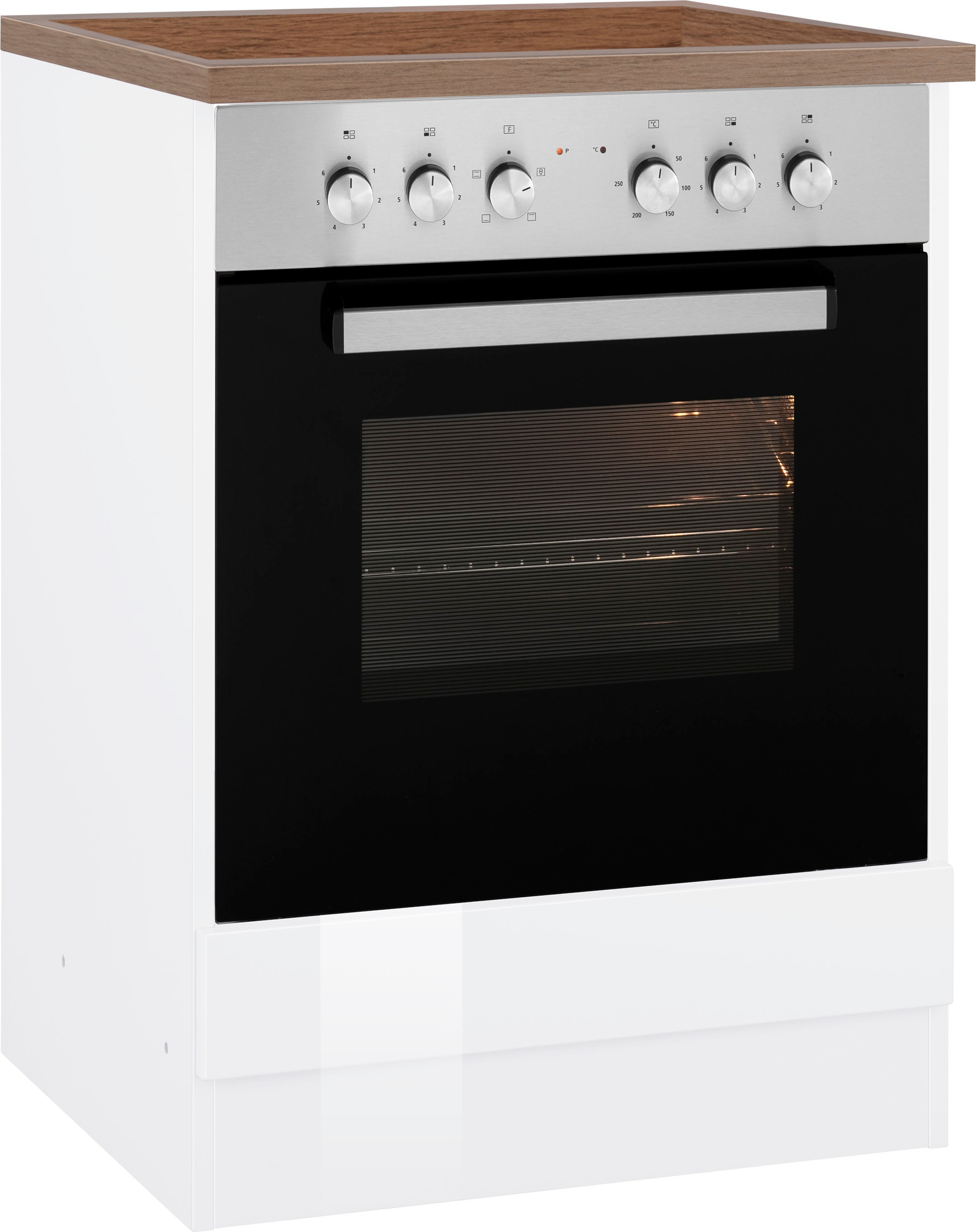 KOCHSTATION Herdumbauschrank "KS-Virginia" 85 cm hoch, 60 cm breit, Nische günstig online kaufen