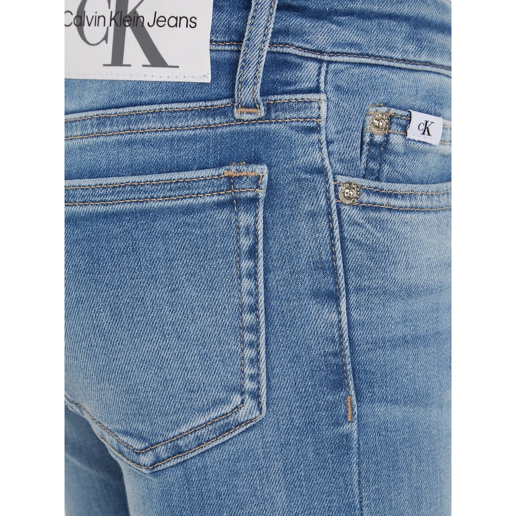Calvin Klein Jeans Stretch-Jeans »FLARE MR SPLIT VISUAL MID BLUE«