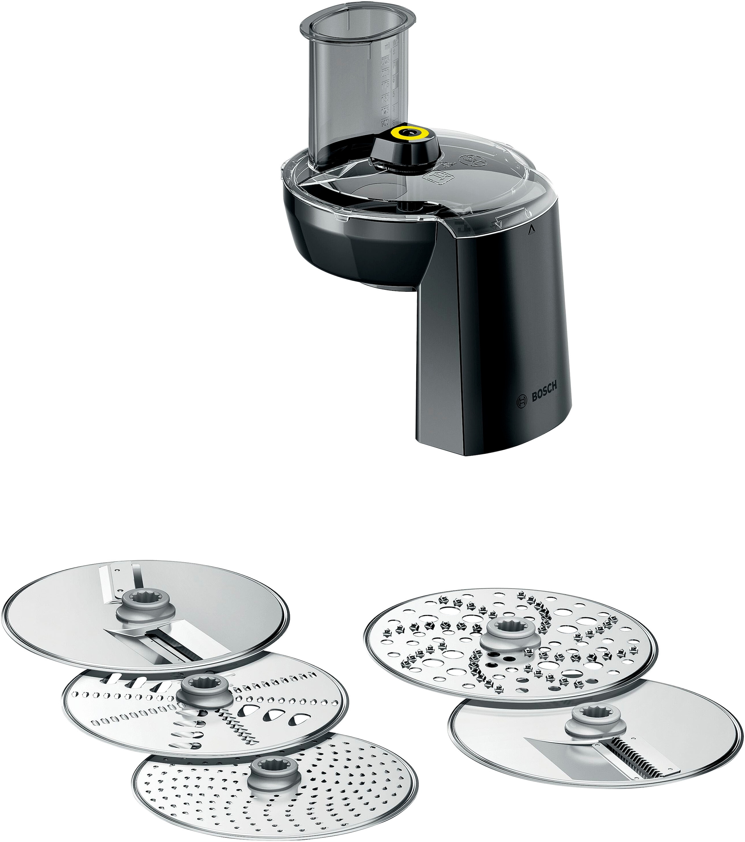 BOSCH Küchenmaschinen Zubehör-Set »VeggieLove Set MUZS68VL«, (Set, 6 tlg.)