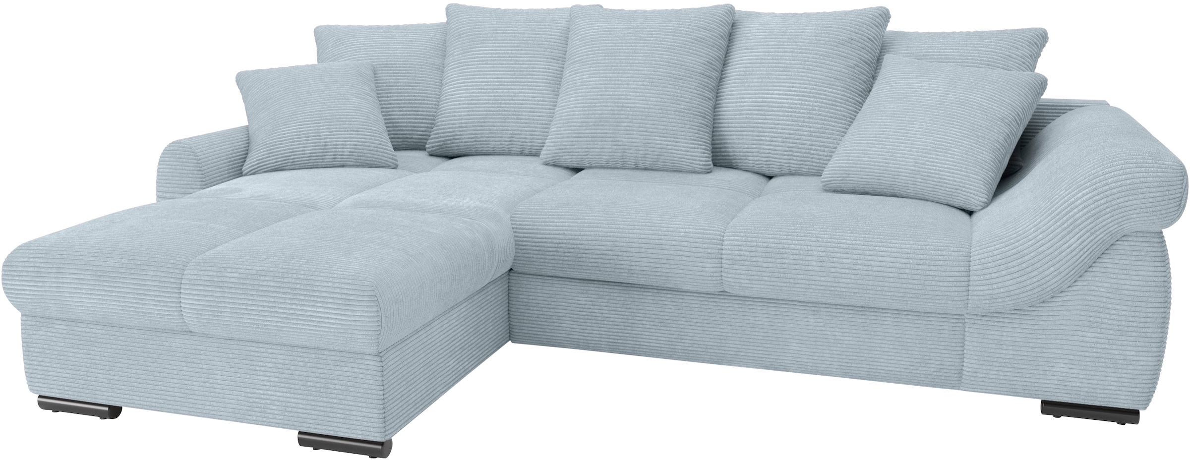 Mr. Couch Ecksofa »Livorno L-Form«, inkl. Hochschläfer-Bettauszug, XL-Bettk günstig online kaufen