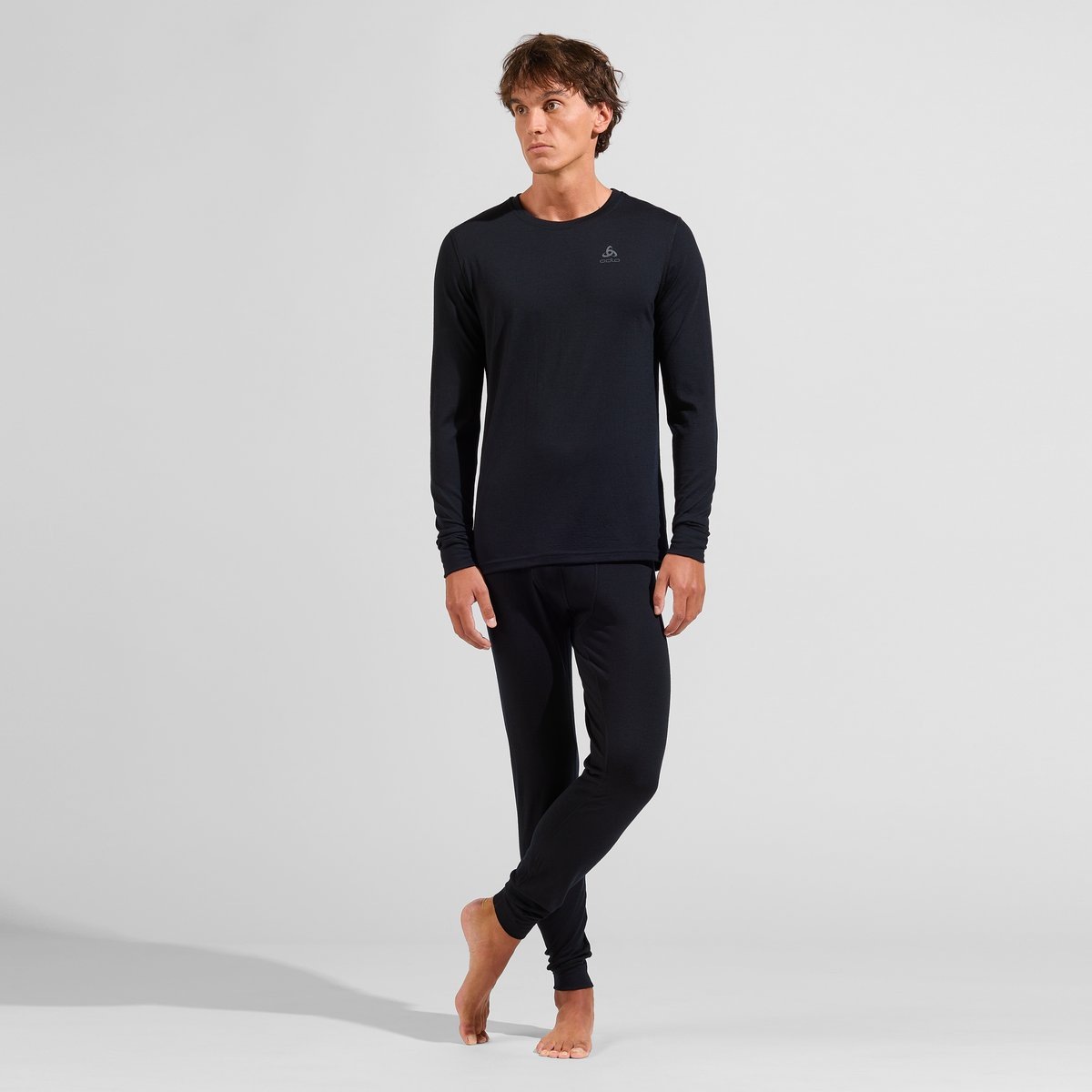 Odlo Funktionsunterhose »BL BOTTOM long-MERINO 200« schnelltrocknend, atmungsaktiv, aus Wolle